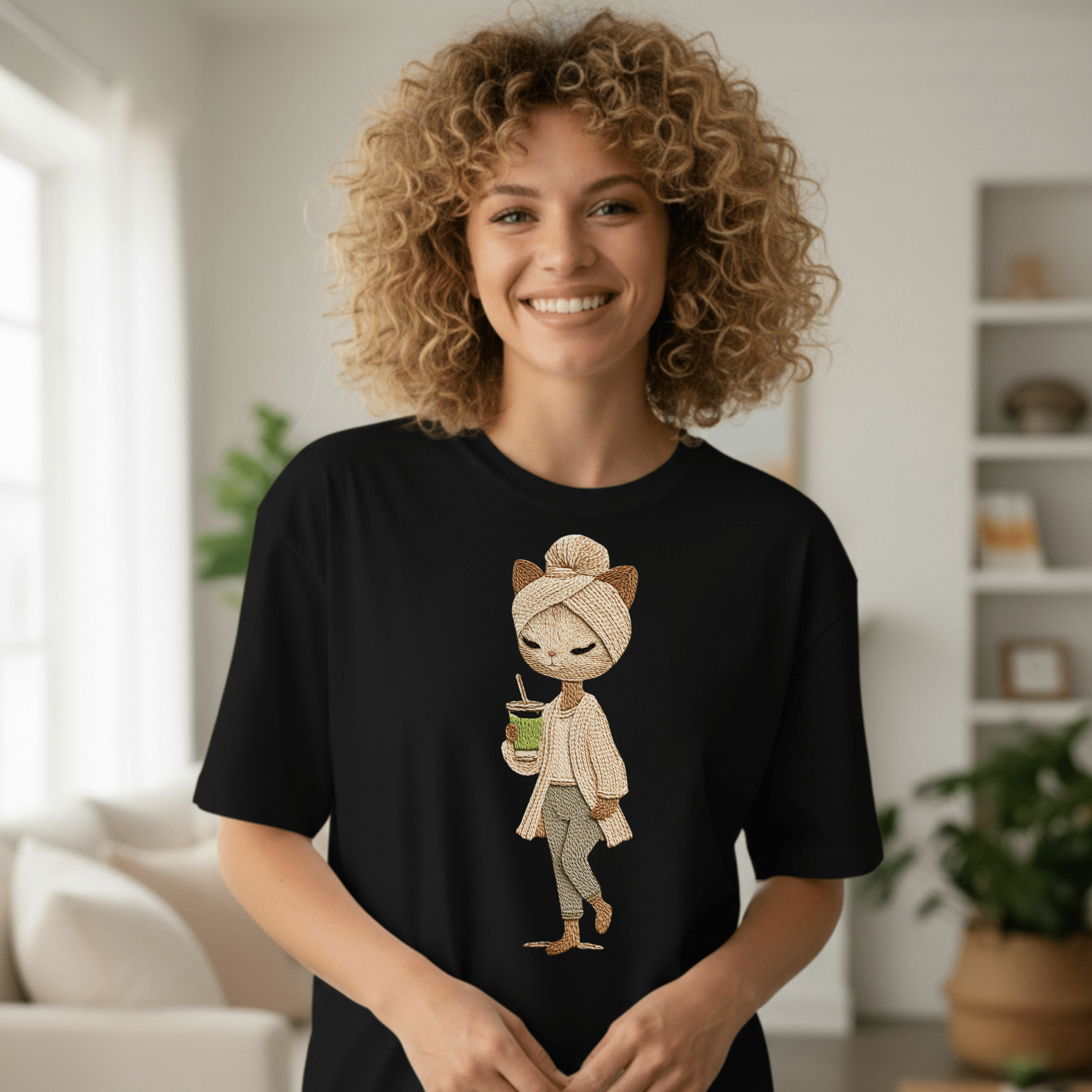 Self - Care Spa Kitty T-Shirt – Wellness Day Tee - Craig Michael Design