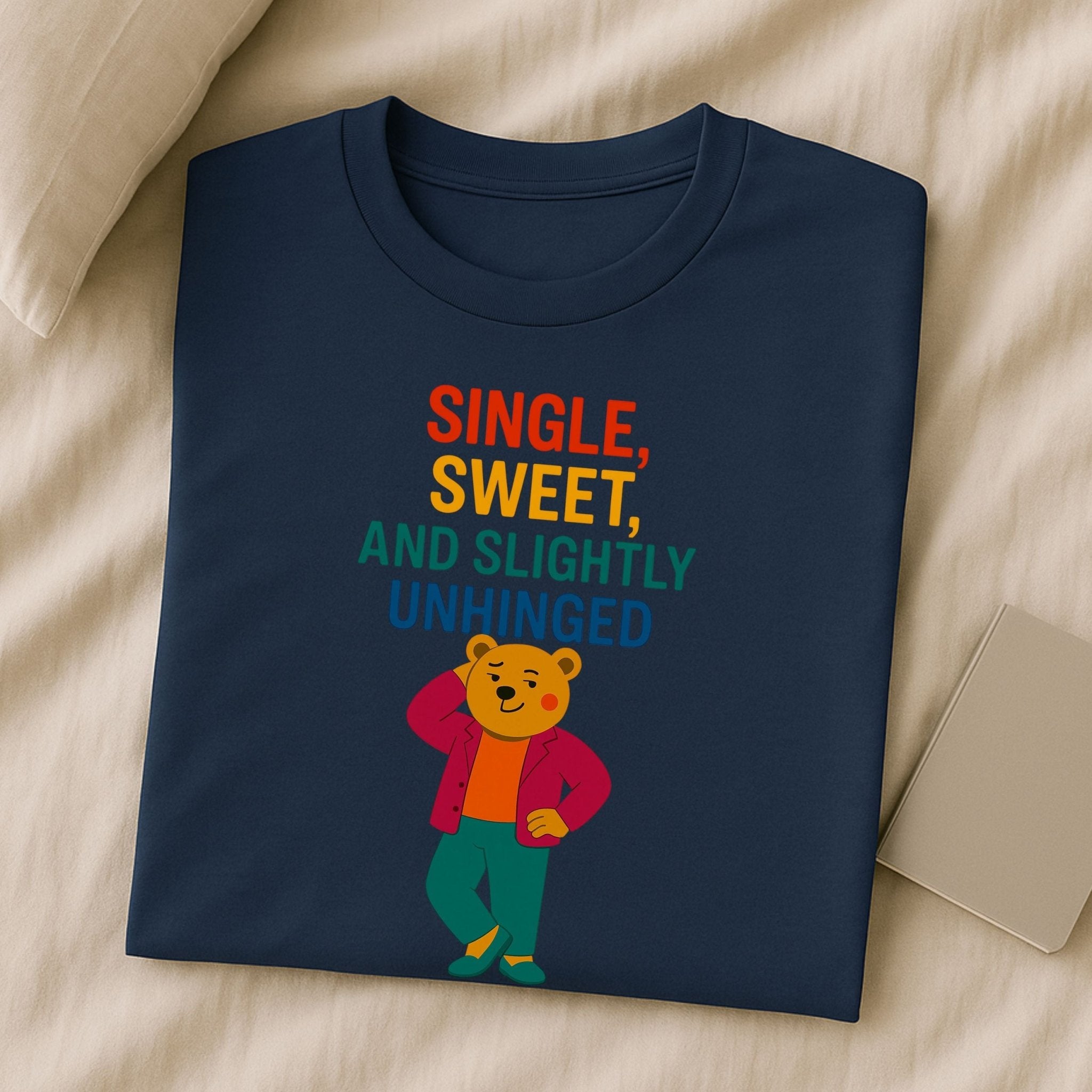 Single Sweet and Slightly Unhinged T-Shirt,Funny Gay Pride Shirt for Him - Craig Michael Design