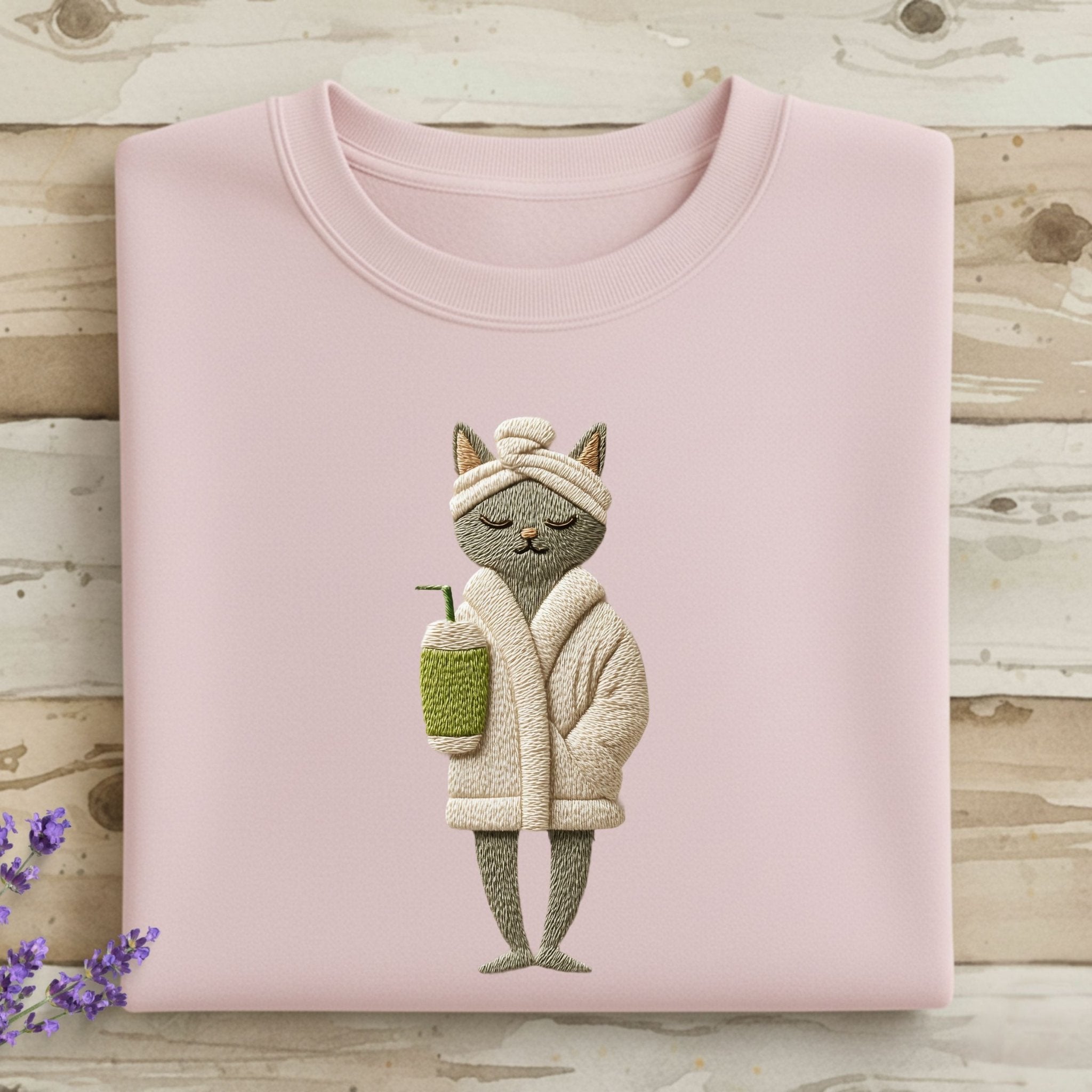 Spa Day Cat T-Shirt, Funny Cat Shirt, Relaxing Cat, Self Care T-Shirt, Pet Lover Gift, Cute Animal T-Shirt, Unique Cat Design T-Shirt - Craig Michael Design