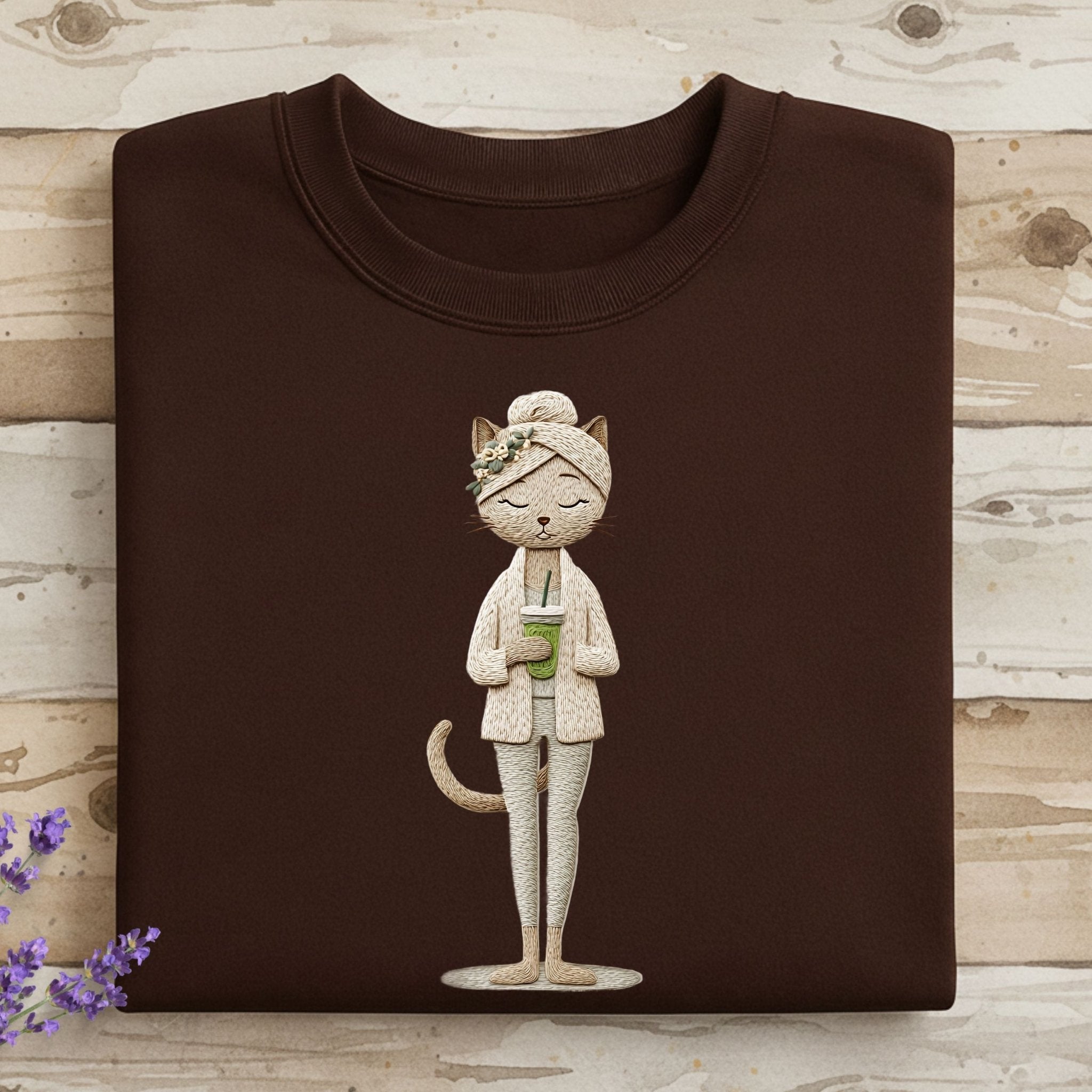 Spa Day Cat T-Shirt, Relaxed Cat Design, Cute Animal T-Shirt, Funny Cat Lover Gift, Unique Cat Art Tee, Whimsical T-Shirt - Craig Michael Design