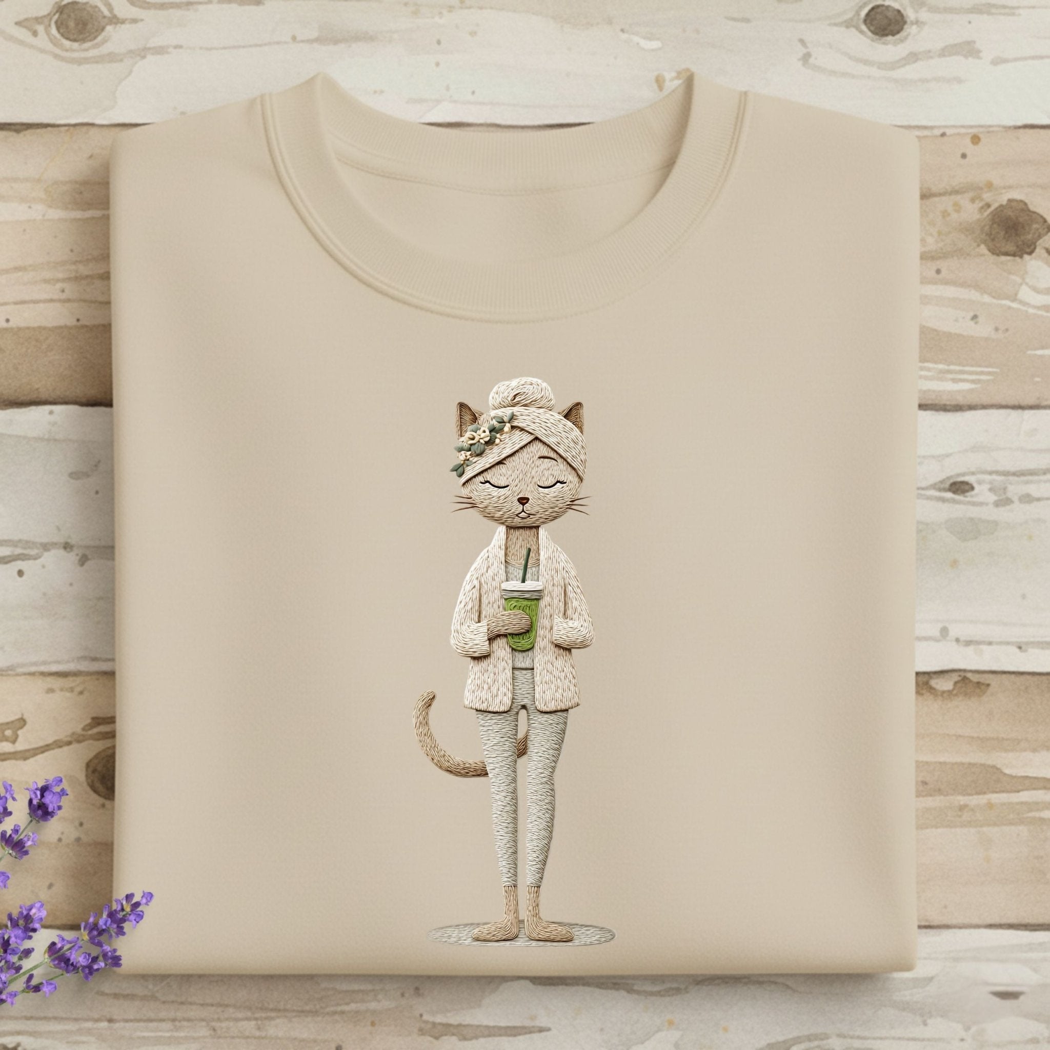 Spa Day Cat T-Shirt, Relaxed Cat Design, Cute Animal T-Shirt, Funny Cat Lover Gift, Unique Cat Art Tee, Whimsical T-Shirt - Craig Michael Design