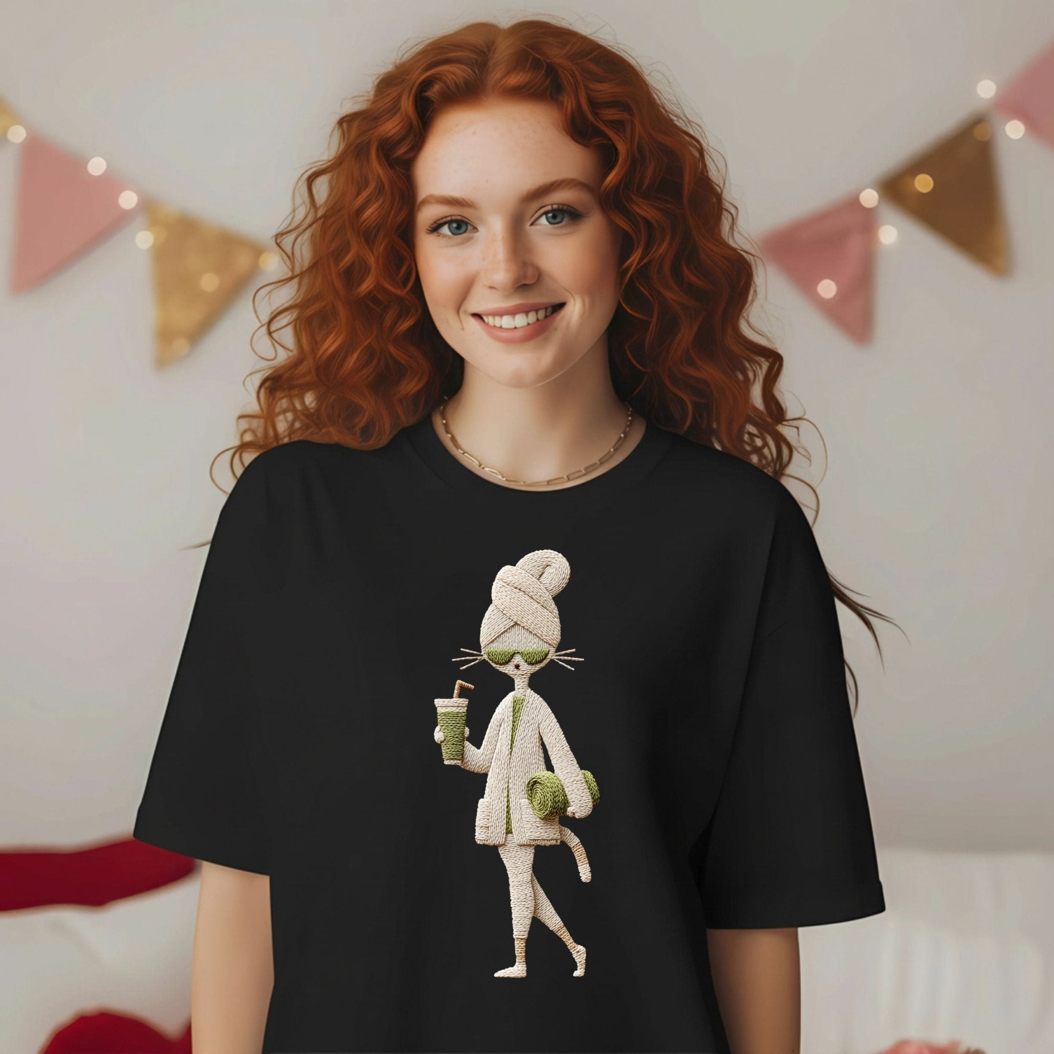 Spa Day Kitty T-Shirt – Calm & Cozy Edition - Craig Michael Design