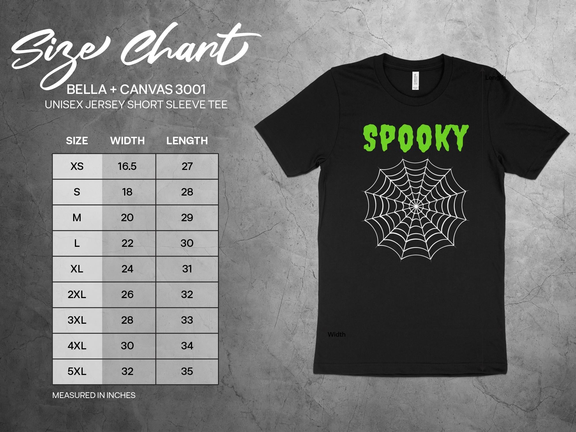 Spooky Halloween T-Shirt, Green Spooky Lettering, Custom Halloween Graphic Tee, Spider Web Design, Ghostly Halloween Apparel - Craig Michael Design