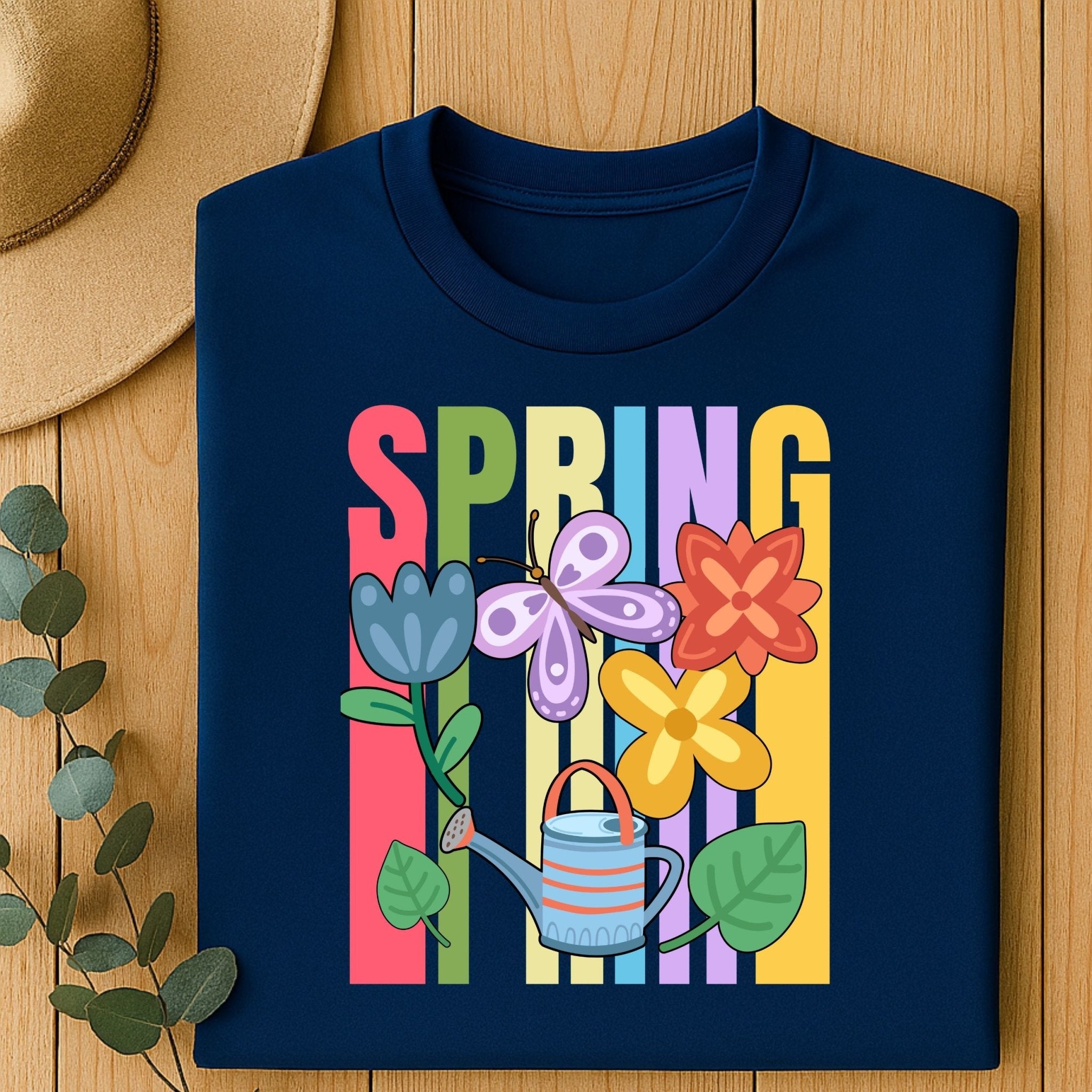 Spring Garden T-Shirt, Cute Flower Shirt - Craig Michael Design