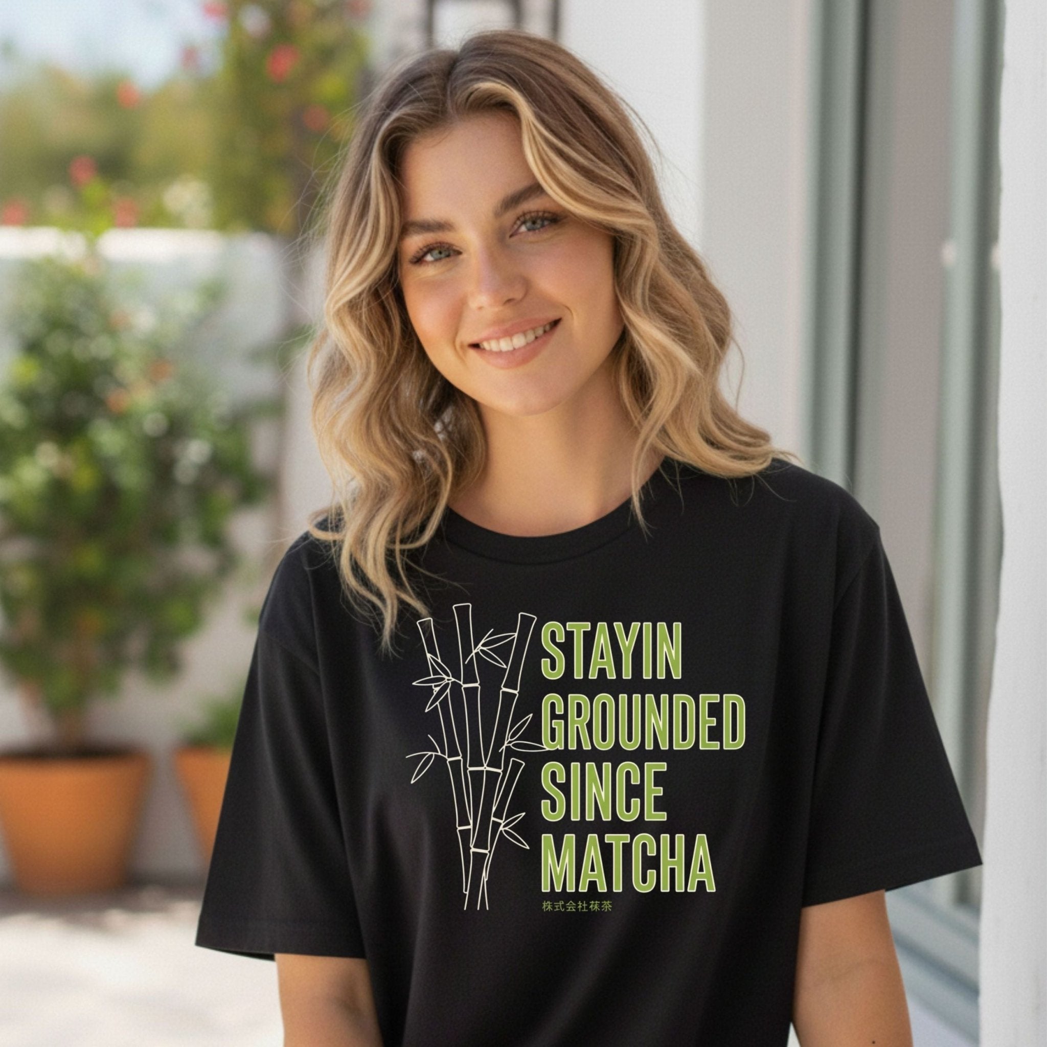 Stayin Grounded Since Matcha T-Shirt - Craig Michael Design