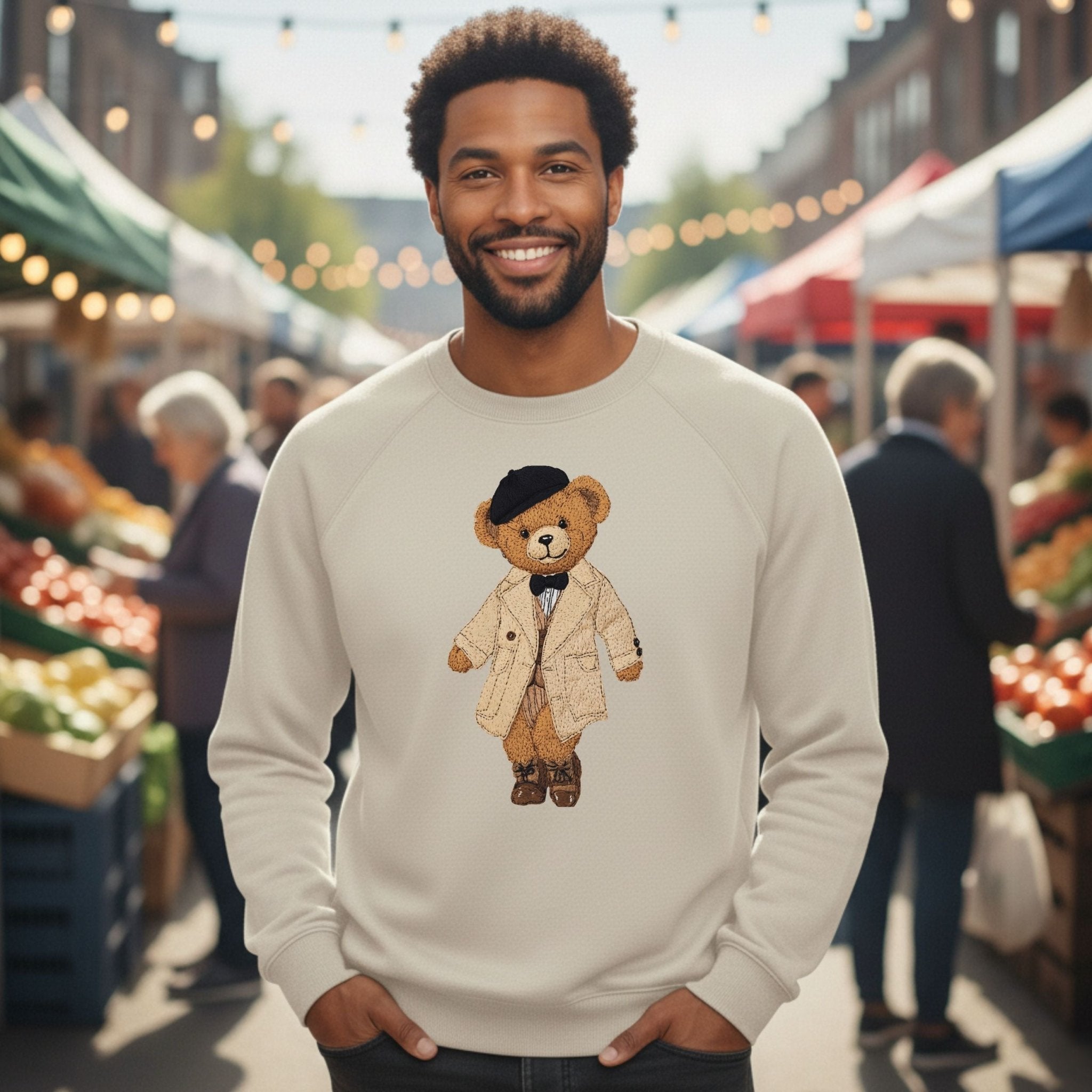 Stylish Teddy Bear Sweatshirt - Craig Michael Design