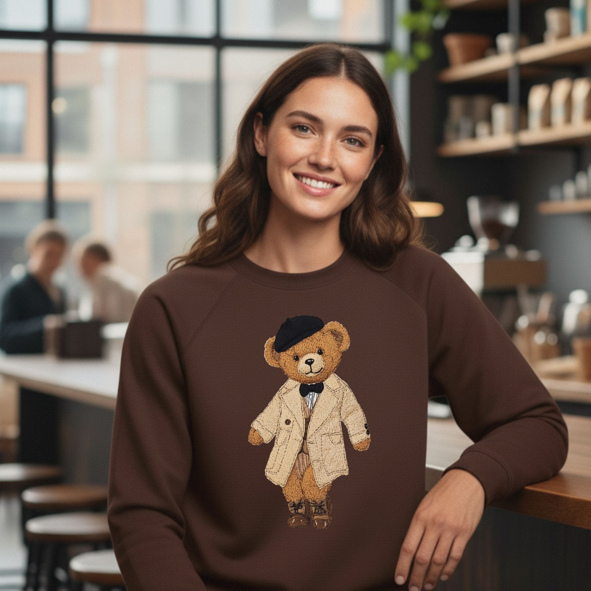 Stylish Teddy Bear Sweatshirt - Craig Michael Design
