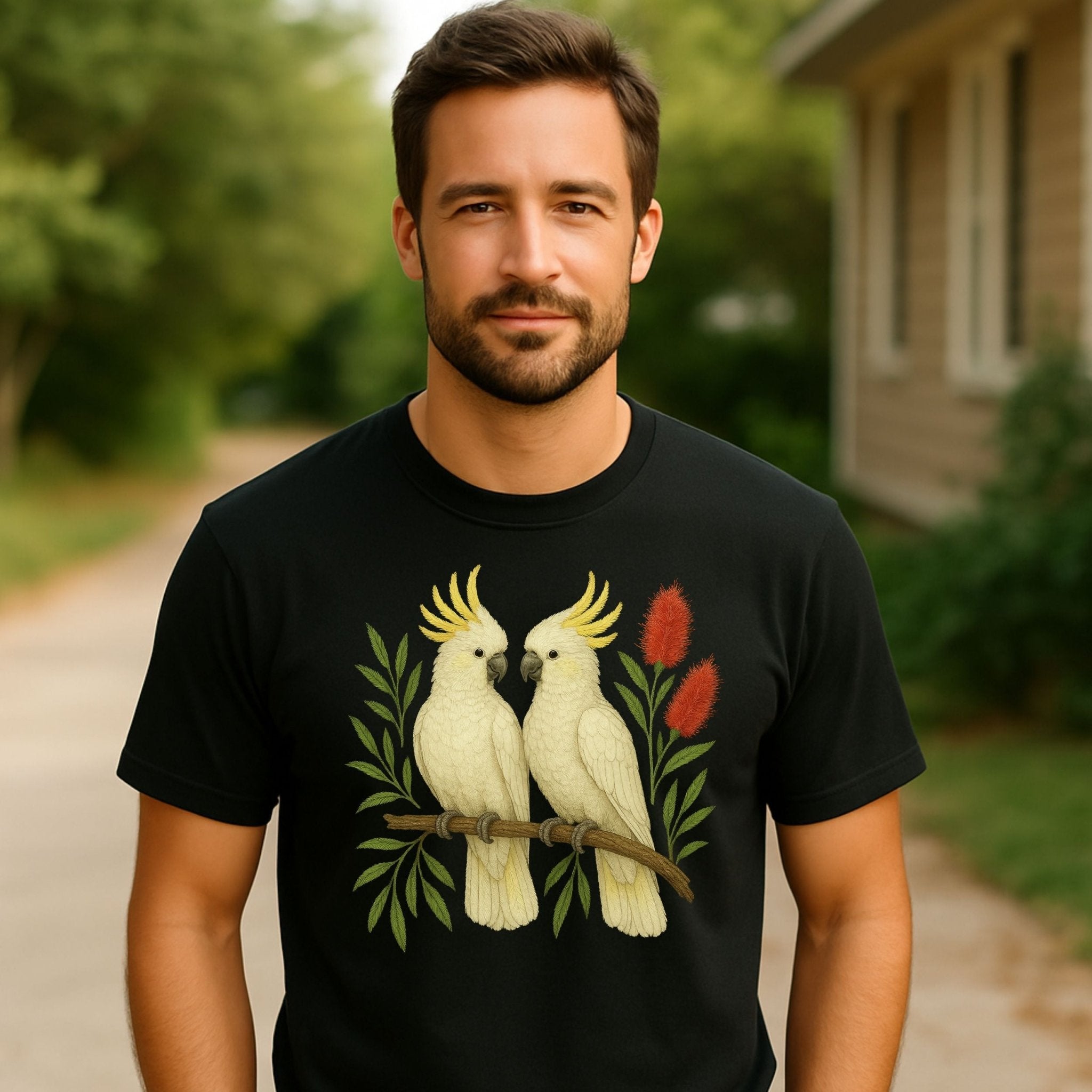 Sulphur - Crested Cockatoo T-Shirt – Australian Native Bird Collection - Craig Michael Design