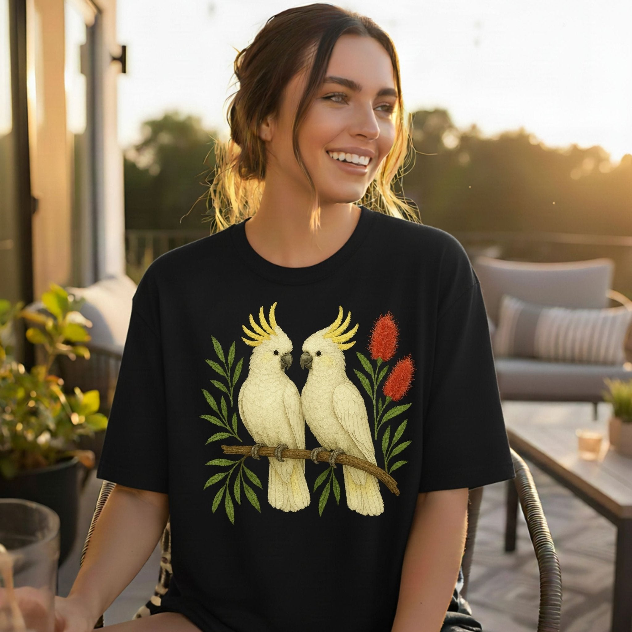 Sulphur - Crested Cockatoo T-Shirt – Australian Native Bird Collection - Craig Michael Design
