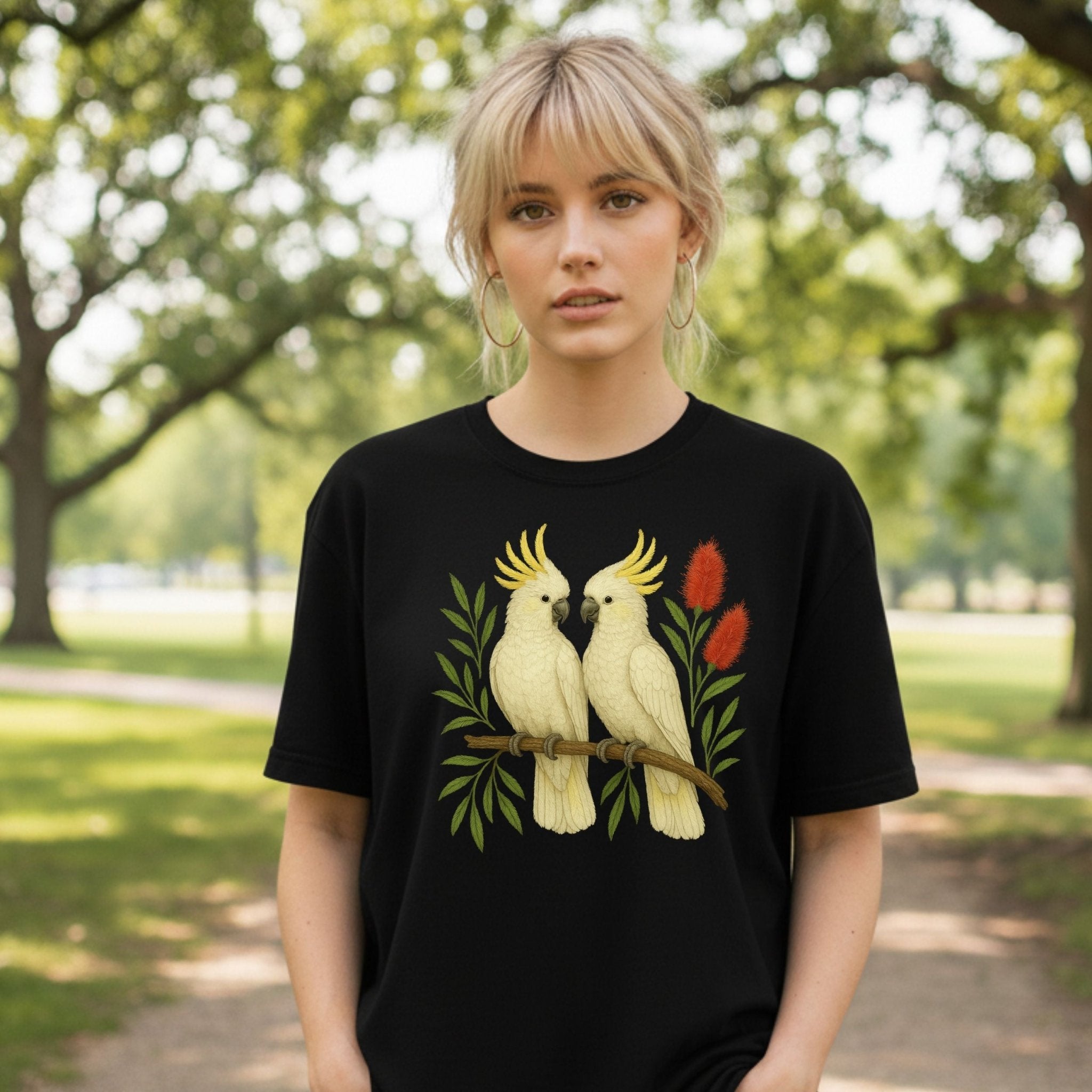 Sulphur - Crested Cockatoo T-Shirt – Australian Native Bird Collection - Craig Michael Design