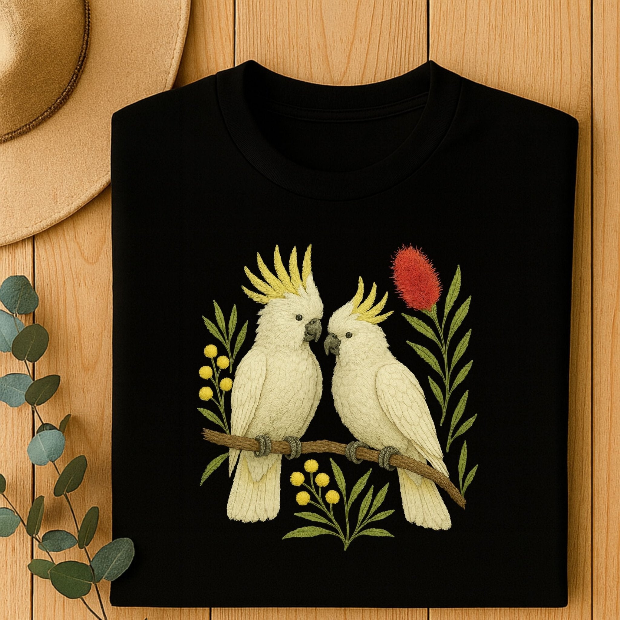 Sulphur - Crested Cockatoo T-Shirt – Australian Native Bird Collection - Craig Michael Design