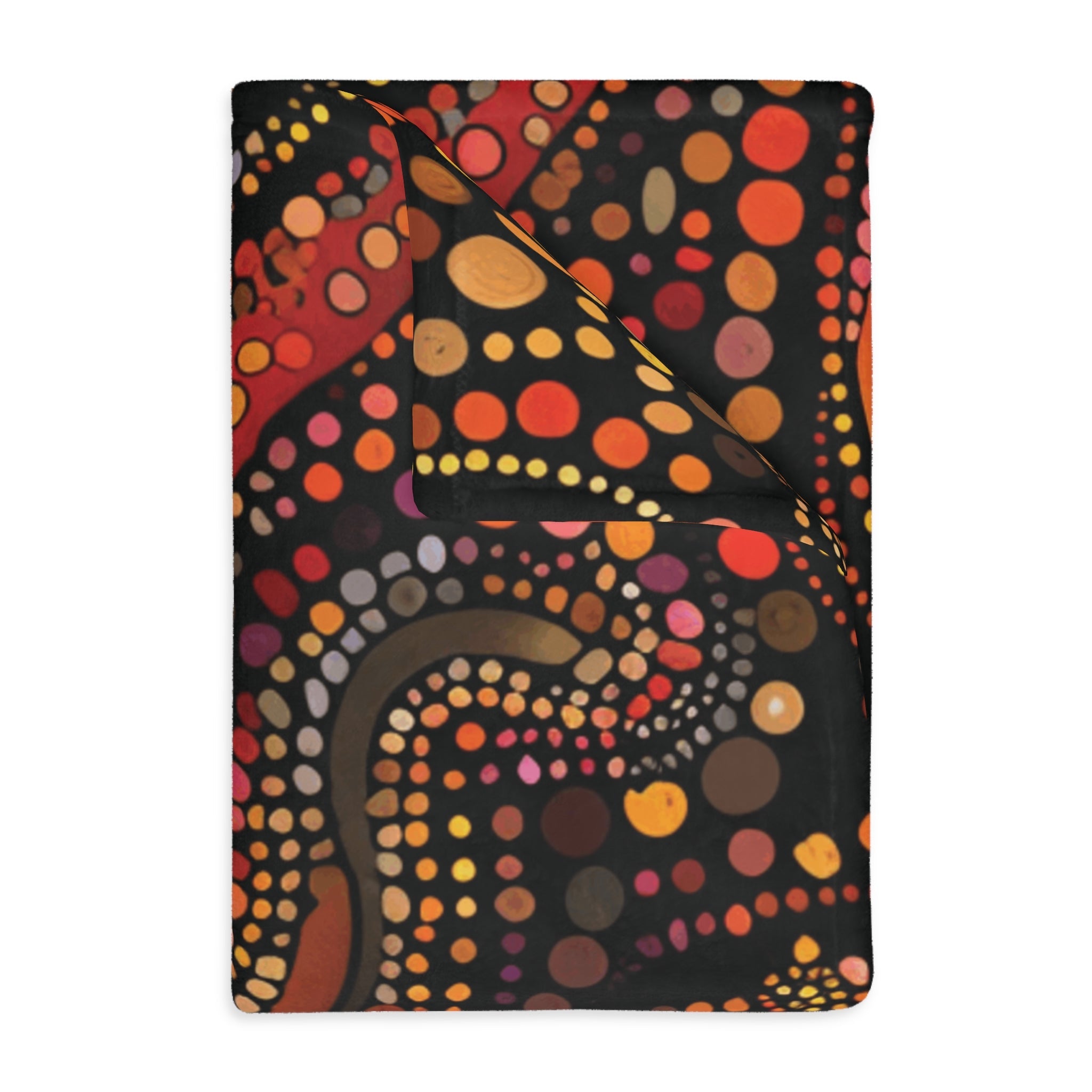 Throw, Blanket, Indigenous Australian Blanket, Unique Artistic design, Ancestral Whispers, Vibrant Modern Throw, Australian Design - Craig Michael Design