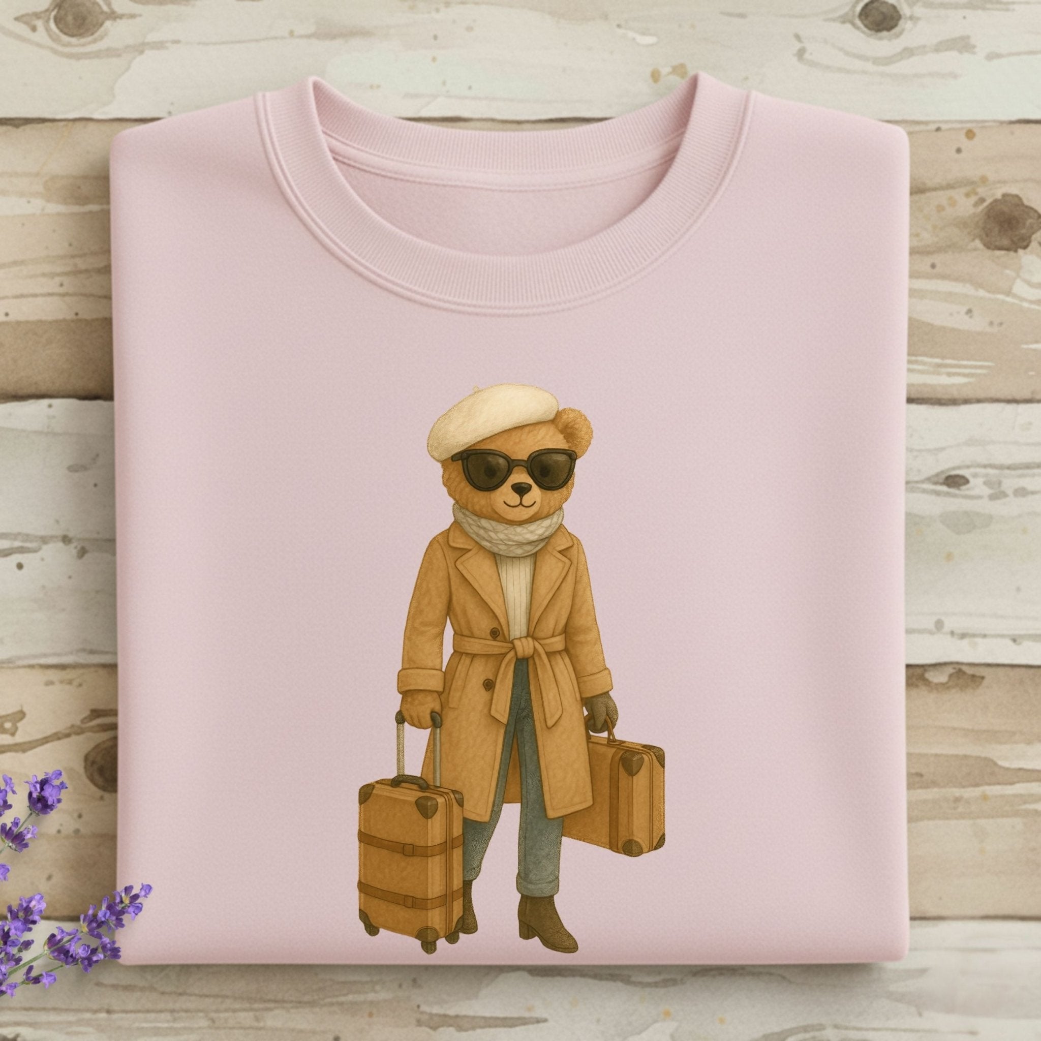 Travel Chic Teddy Sweatshirt - Craig Michael Design