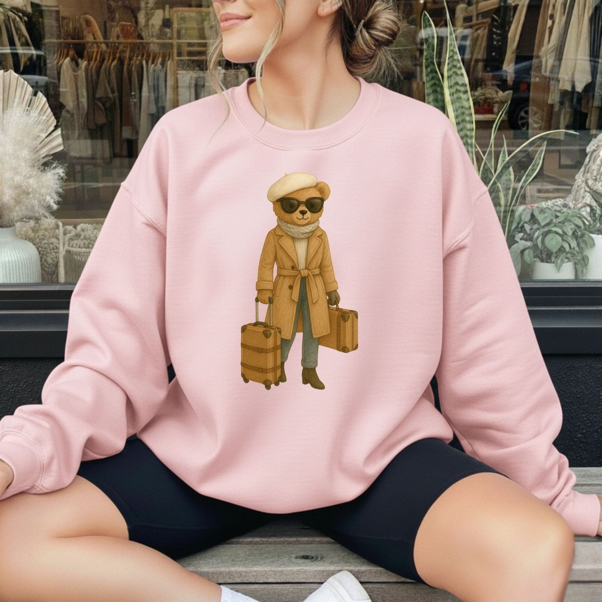 Travel Chic Teddy Sweatshirt - Craig Michael Design