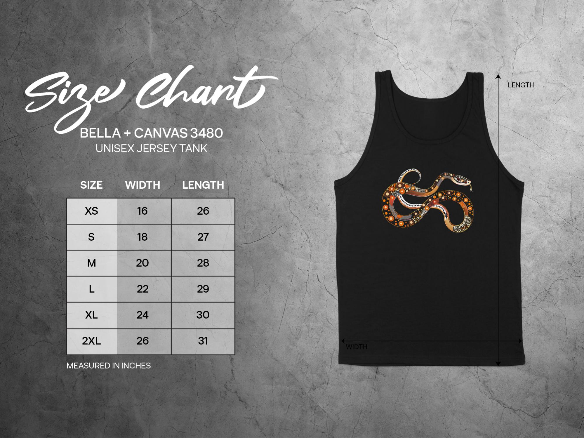 Trendy snake graphic tank top, boho snake print women clothing, summer casual wear, unique snake design, sleeveless casual top - Craig Michael Design