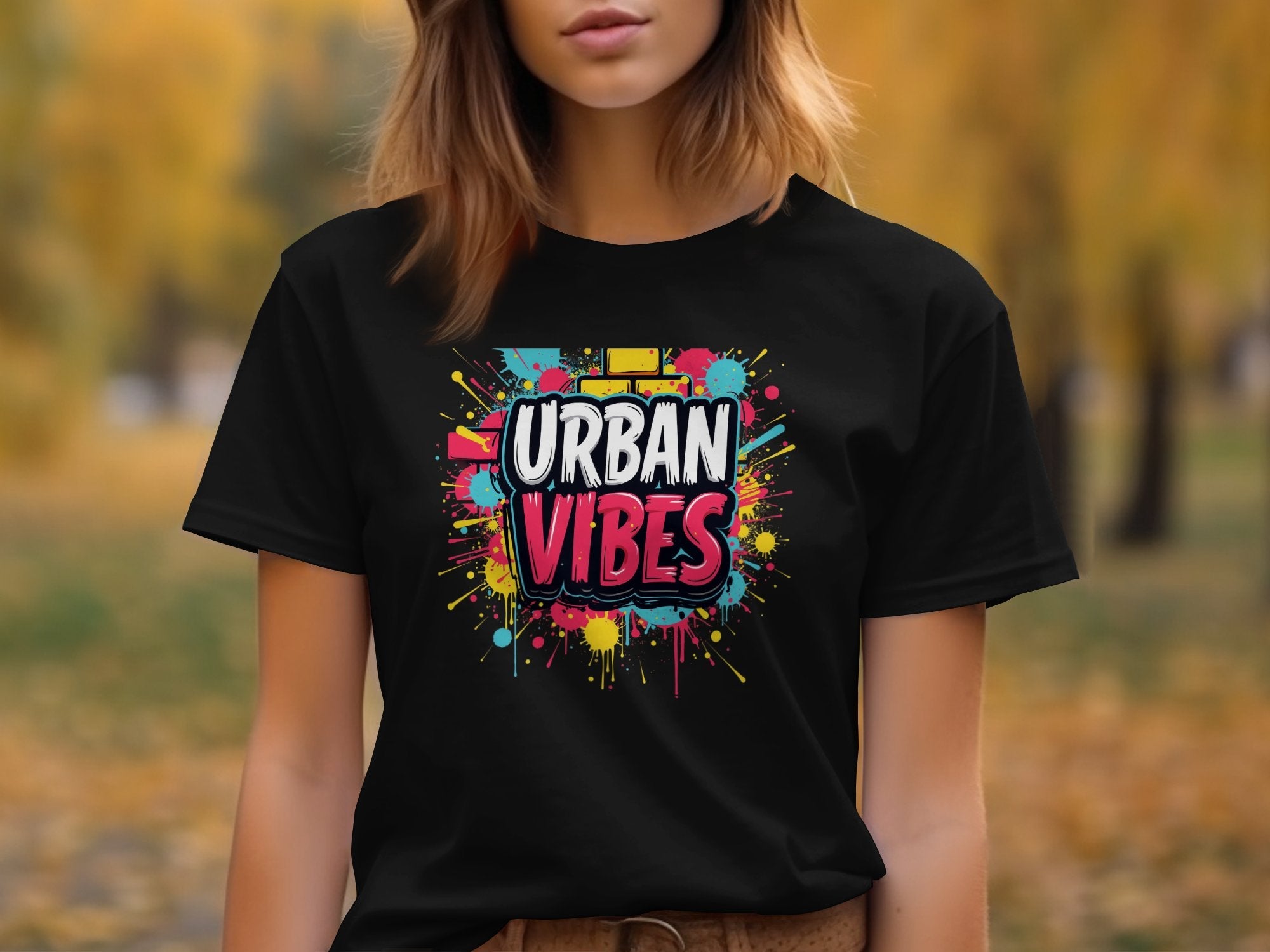 Trendy Urban Vibes Graphic Tee, Colorful Streetwear T Shirt, Modern Urban Art Shirt, Bold Urban Vibes Design Tee - Craig Michael Design