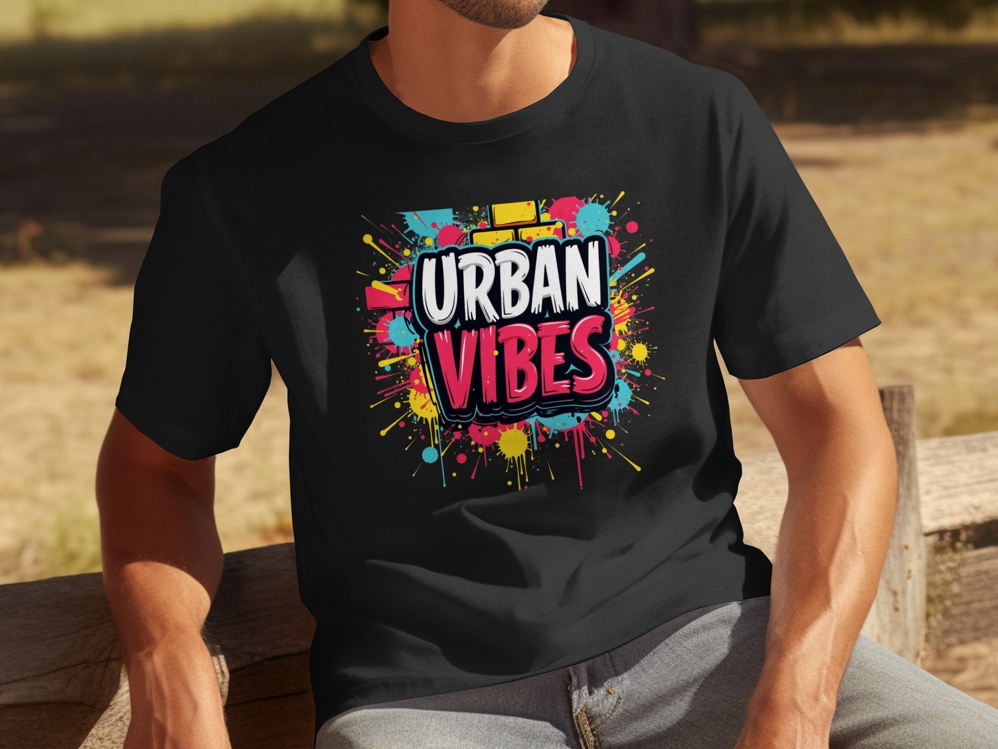 Trendy Urban Vibes Graphic Tee, Colorful Streetwear T Shirt, Modern Urban Art Shirt, Bold Urban Vibes Design Tee - Craig Michael Design