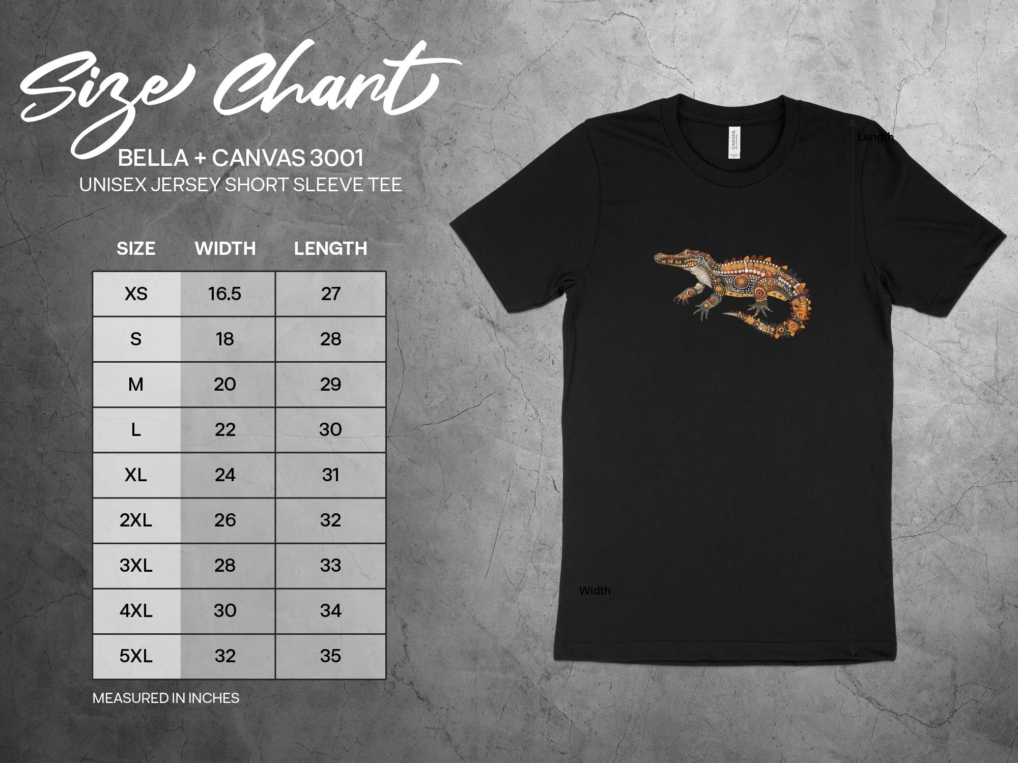 Unique Artistic Crocodile T-Shirt, Vibrant Printed Design, Perfect for Animal Lovers - Craig Michael Design