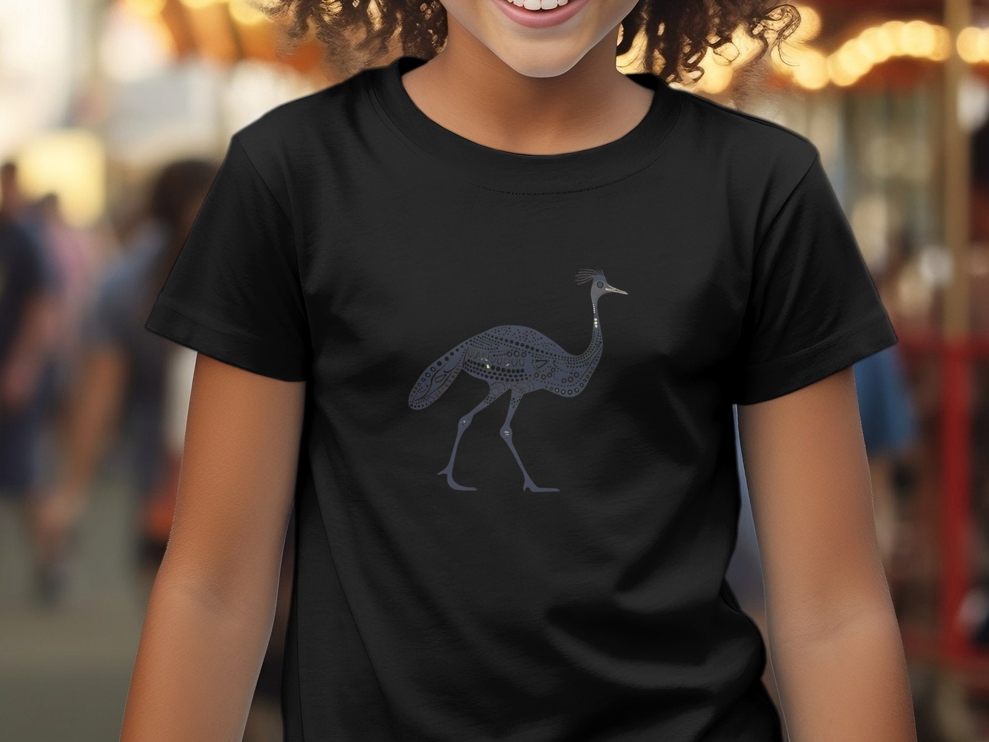 Unique Emu Bird Art T-Shirt, Modern Graphic Design Tee, Stylish Minimalist Animal Shirt, Trendy Nature Lover Apparel - Craig Michael Design