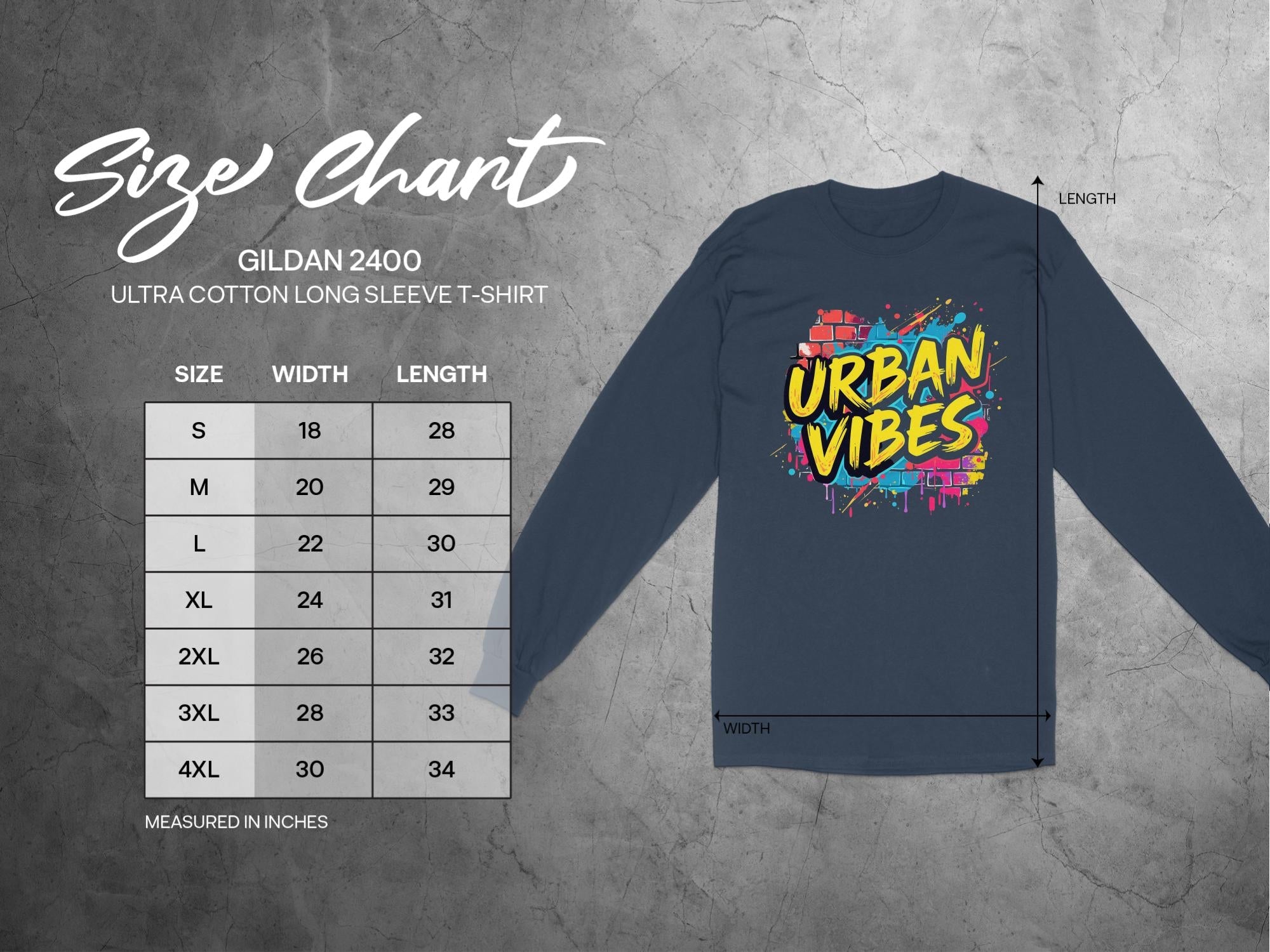 Urban Vibes Graffiti Long Sleeve T-Shirt, Hip Hop Streetwear Long Sleeve Shirt, Colorful Urban Art, Trendy Graphic Tee - Craig Michael Design