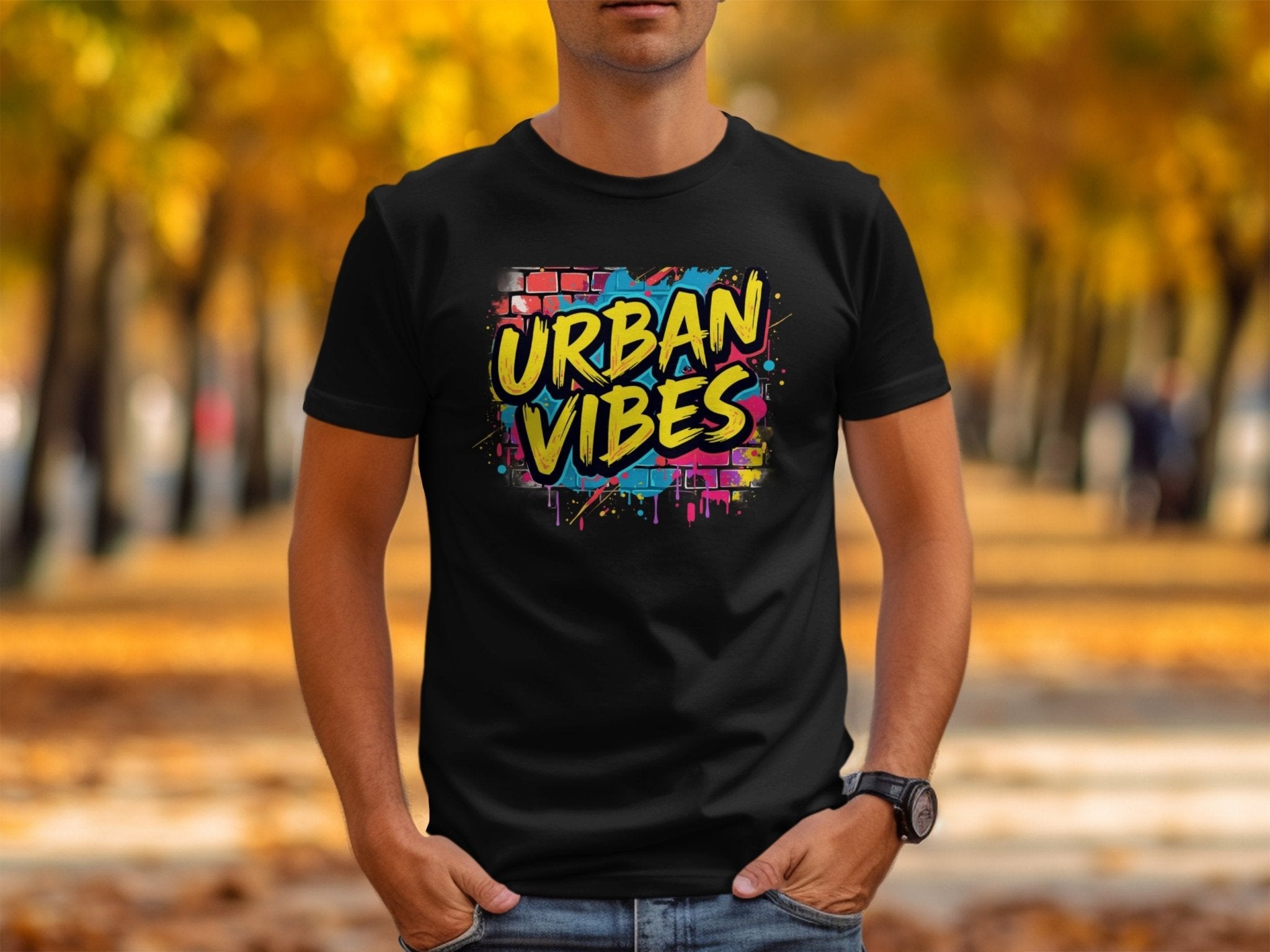 Urban Vibes Graffiti T-Shirt, Trendy Streetwear Tee, Hip Hop Inspired Graphic T-Shirt, Colorful Artistic T-Shirt Unisex - Craig Michael Design