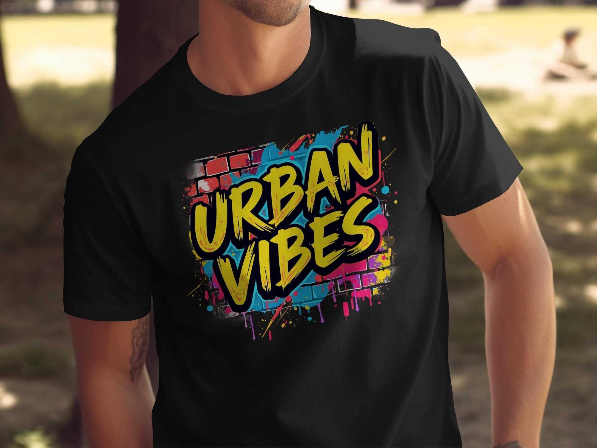 Urban Vibes Graffiti T-Shirt, Trendy Streetwear Tee, Hip Hop Inspired Graphic T-Shirt, Colorful Artistic T-Shirt Unisex - Craig Michael Design