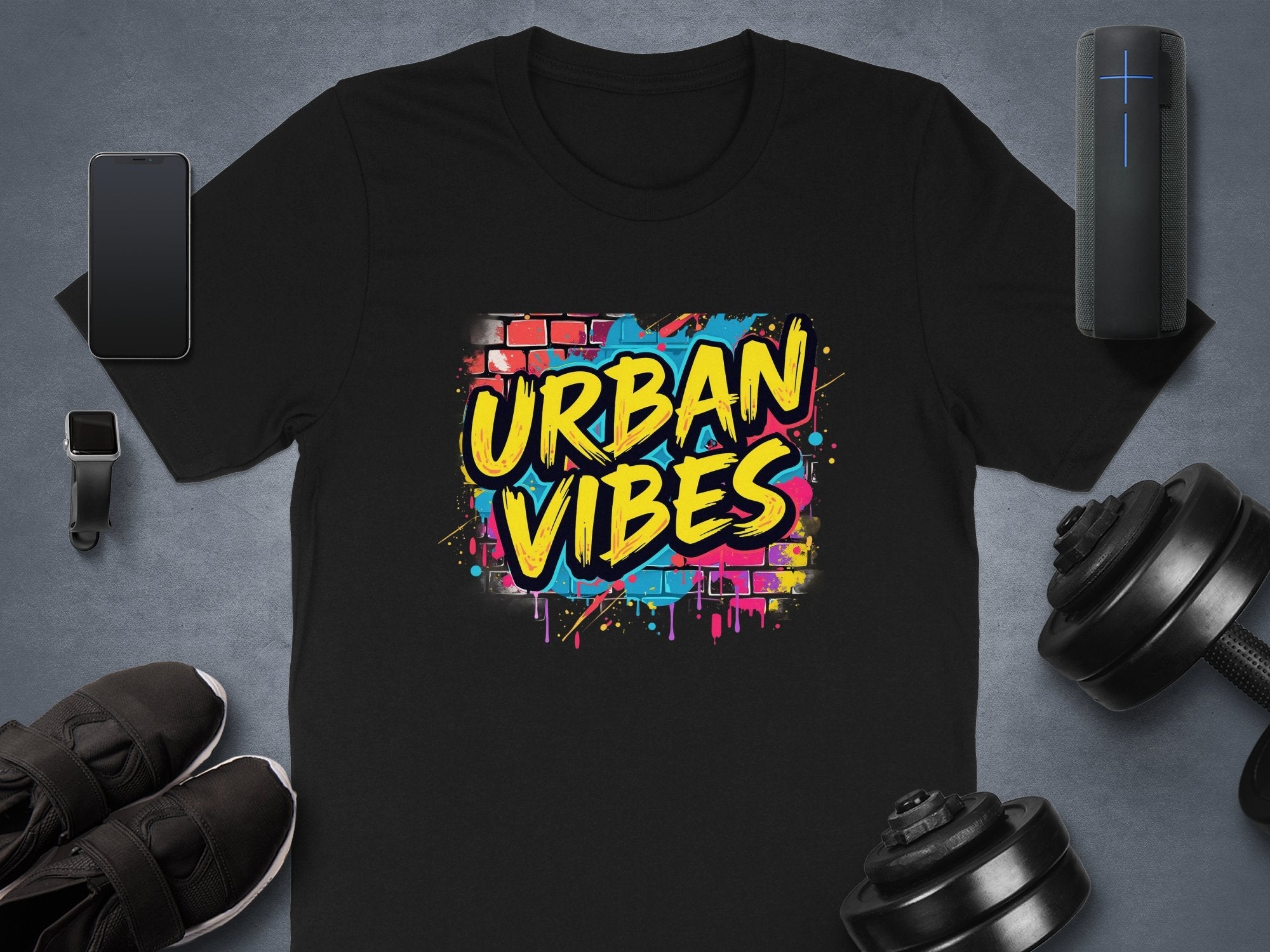 Urban Vibes Graffiti T-Shirt, Trendy Streetwear Tee, Hip Hop Inspired Graphic T-Shirt, Colorful Artistic T-Shirt Unisex - Craig Michael Design