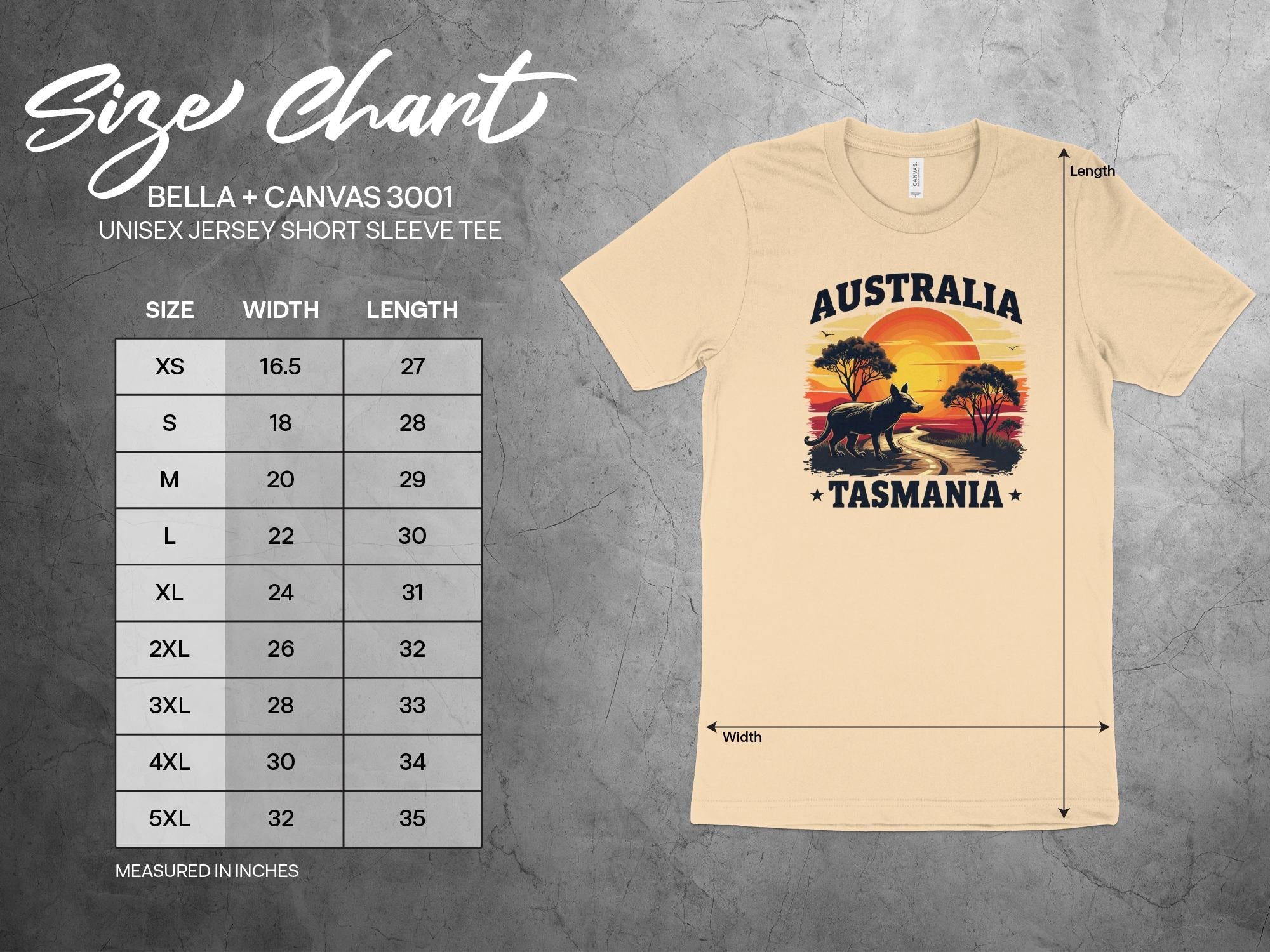 Vintage Australia Tasmania Sunset Graphic Tee, Wild Animal Landscape T-Shirt, Adventure Nature Scenic Shirt, Unisex Casual Top - Craig Michael Design