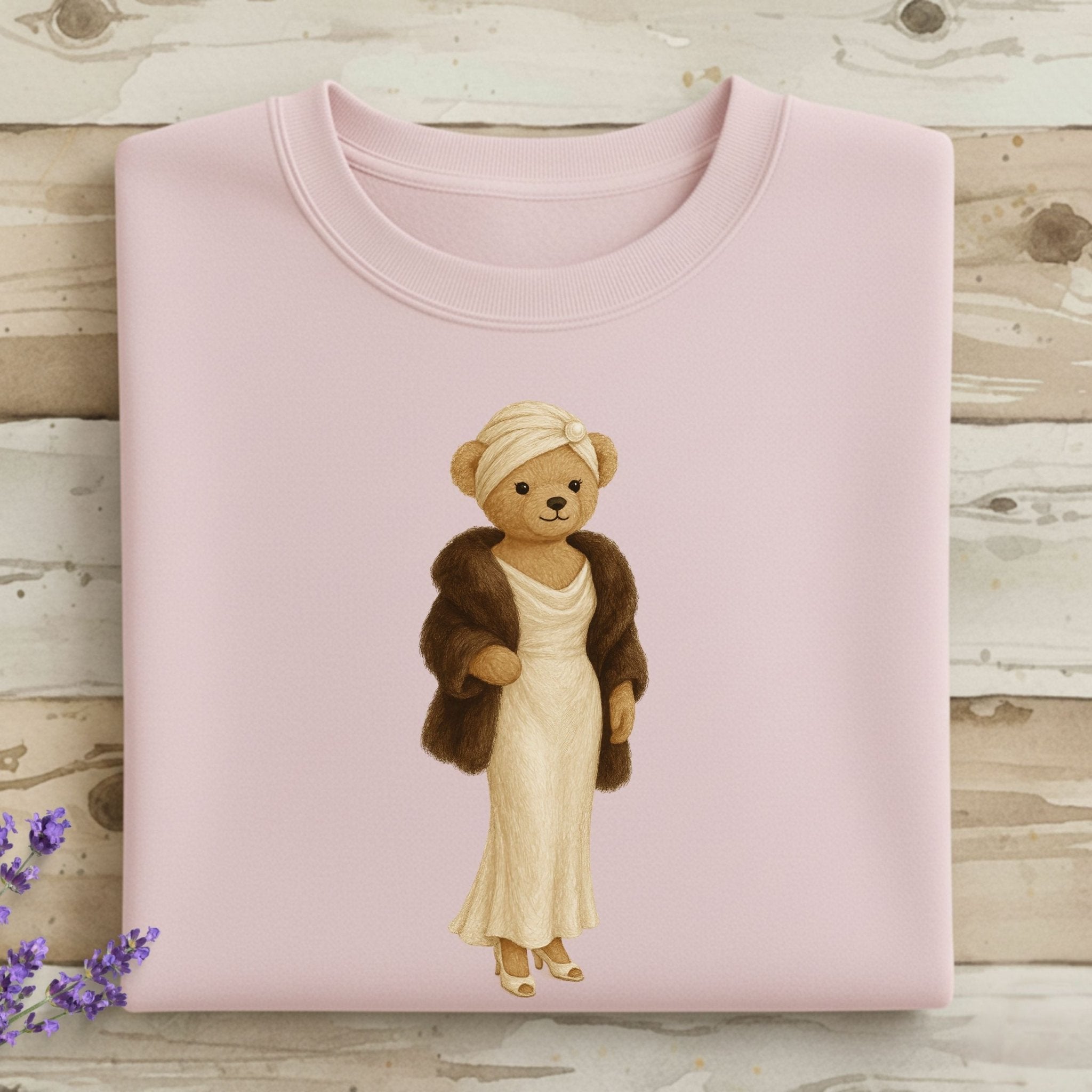 Vintage Glam Teddy Sweatshirt - Craig Michael Design