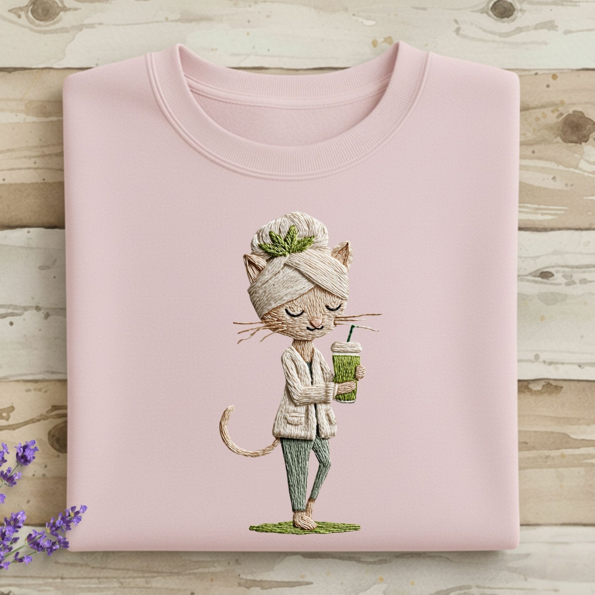 Wellness Cat Sweatshirt - Craig Michael Design