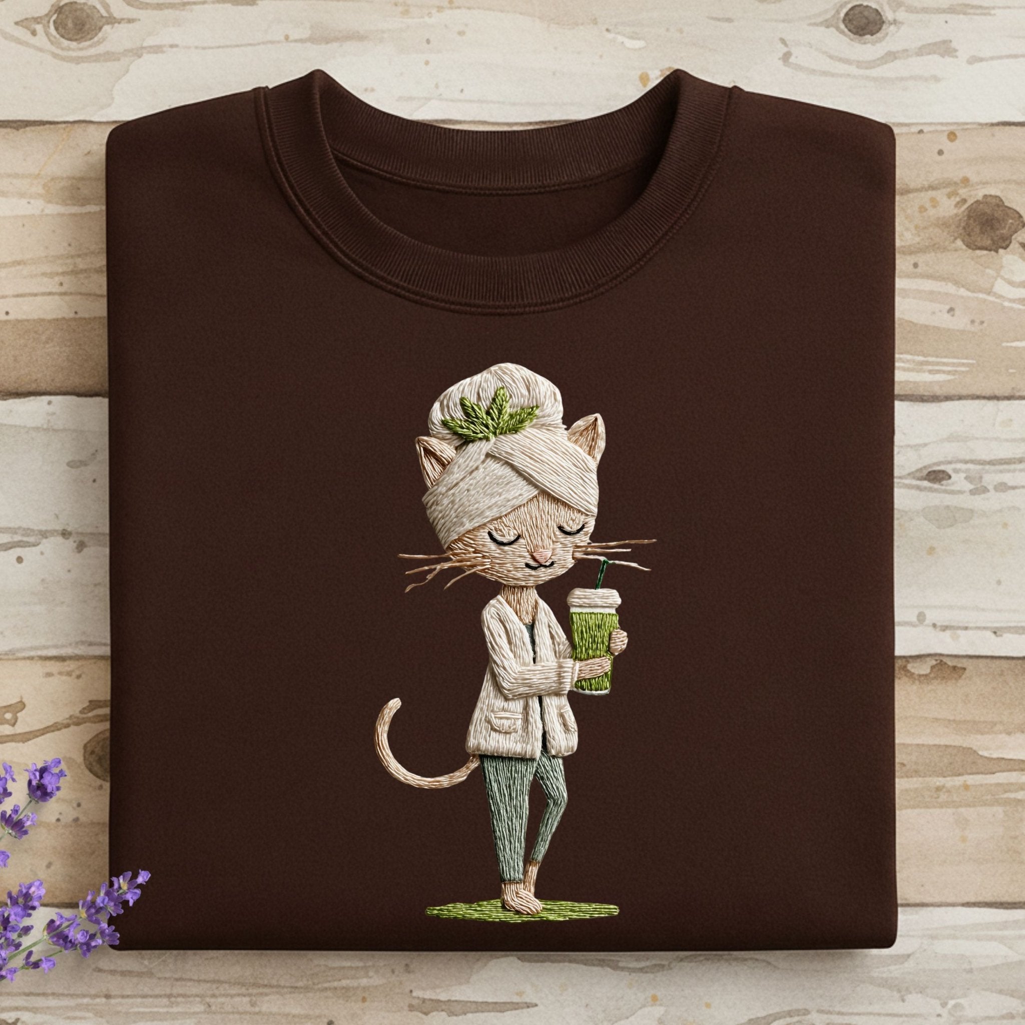 Wellness Cat Sweatshirt - Craig Michael Design