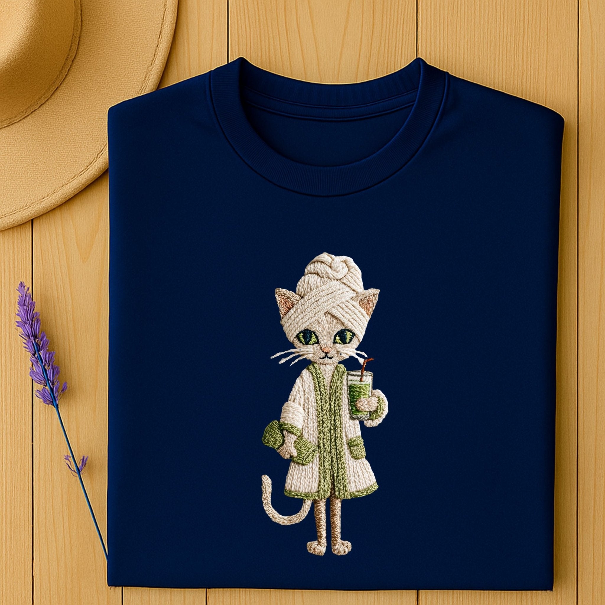 Wellness Kitty T-Shirt – Self - Love & Relaxation - Craig Michael Design