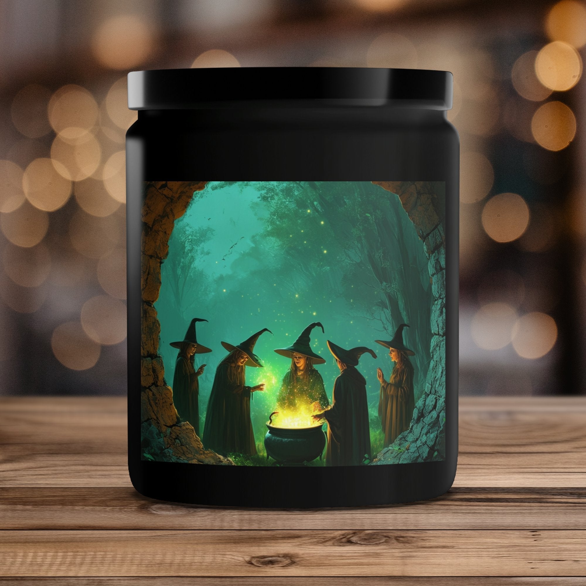 Witch Gathering Candle, Witchfire Candle, Mystical Witch Decor, Witch Potions, Halloween Candle, Enchanted Forest Candle, Magic Ritual - Craig Michael Design