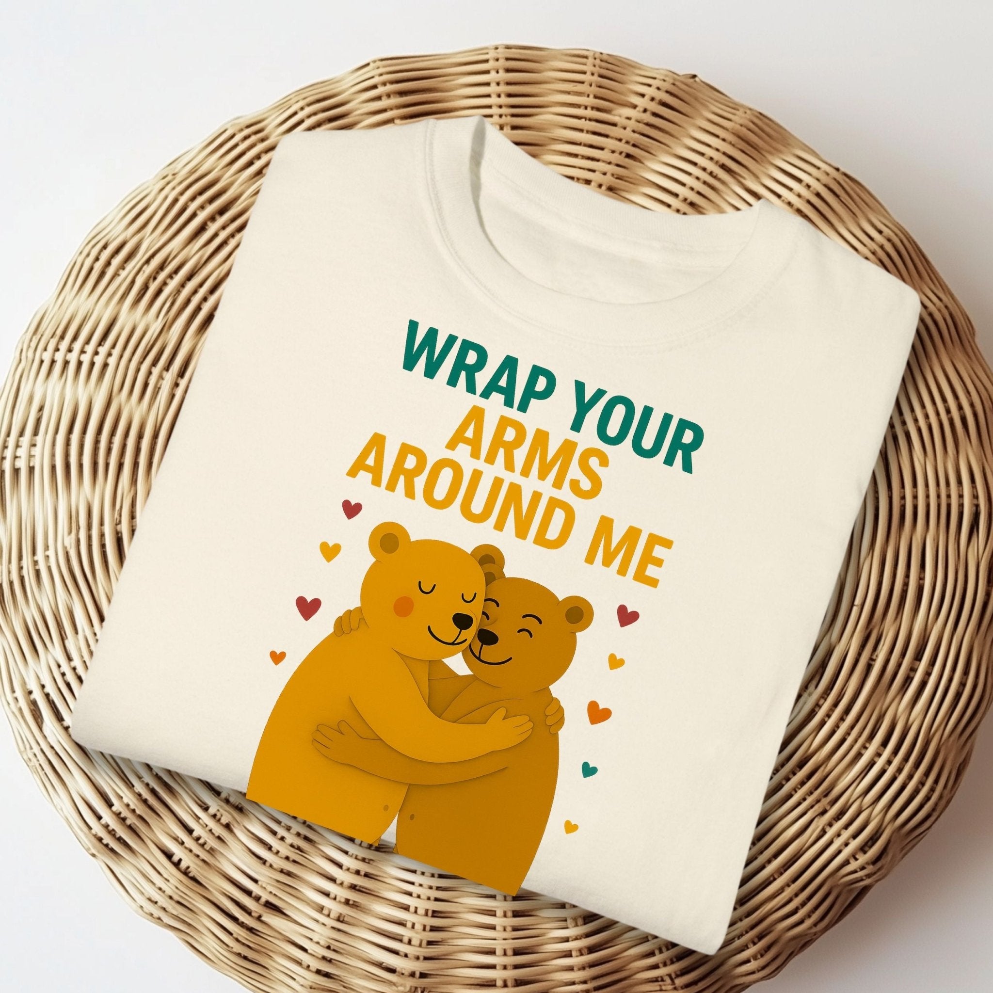 Wrap Your Arms Around Me Tee, Gay Bear Couple T-Shirt - Craig Michael Design