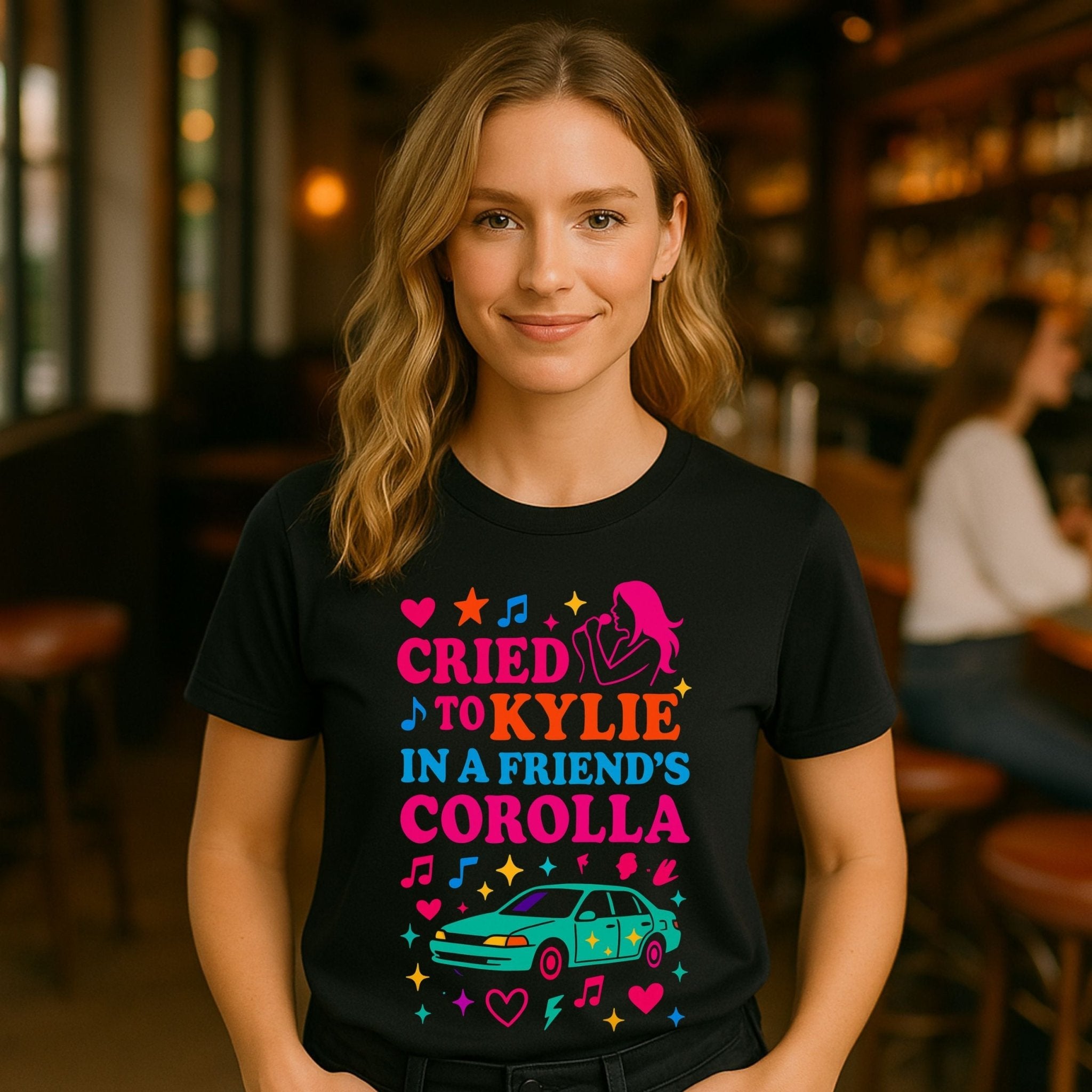 Y2K Graphic Tee, 2000s Nostalgia Shirt, Funny Gen Z T-Shirt, 'Cried to Kylie in a Friend's Corolla' - Craig Michael Design
