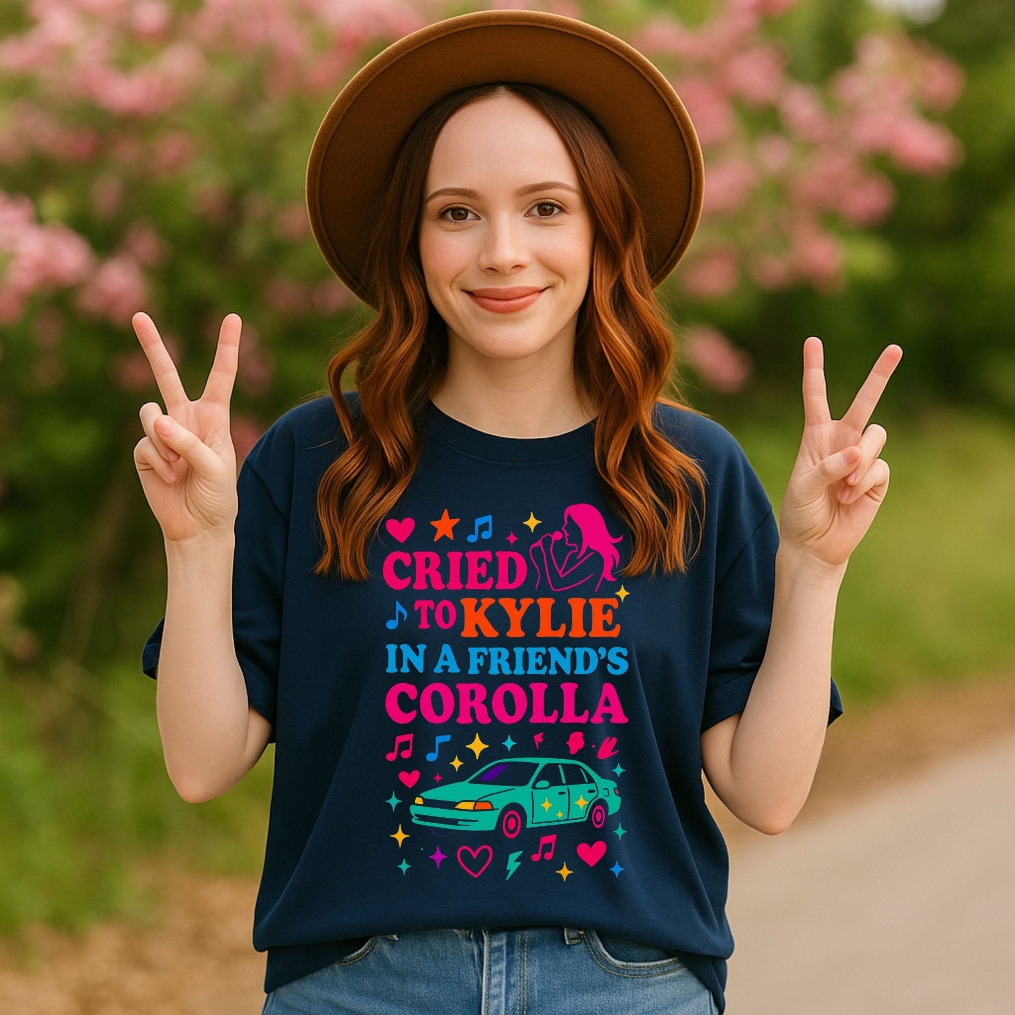 Y2K Graphic Tee, 2000s Nostalgia Shirt, Funny Gen Z T-Shirt, 'Cried to Kylie in a Friend's Corolla' - Craig Michael Design