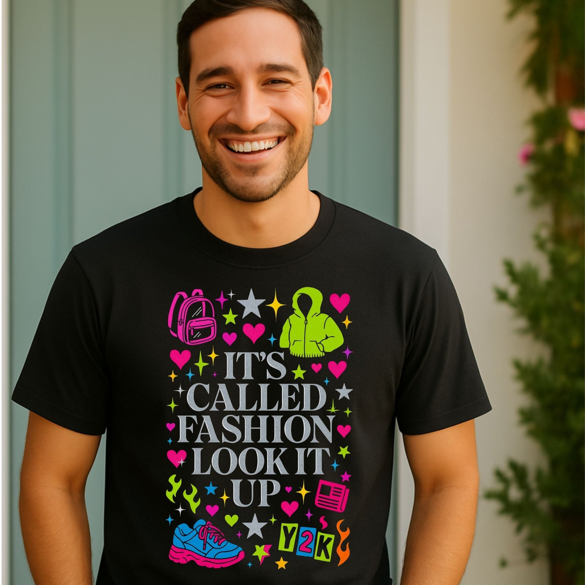 Y2K Graphic Tee, 2000s Nostalgia Shirt, Funny Gen Z T-Shirt, 'It's called fashion look it up' - Craig Michael Design