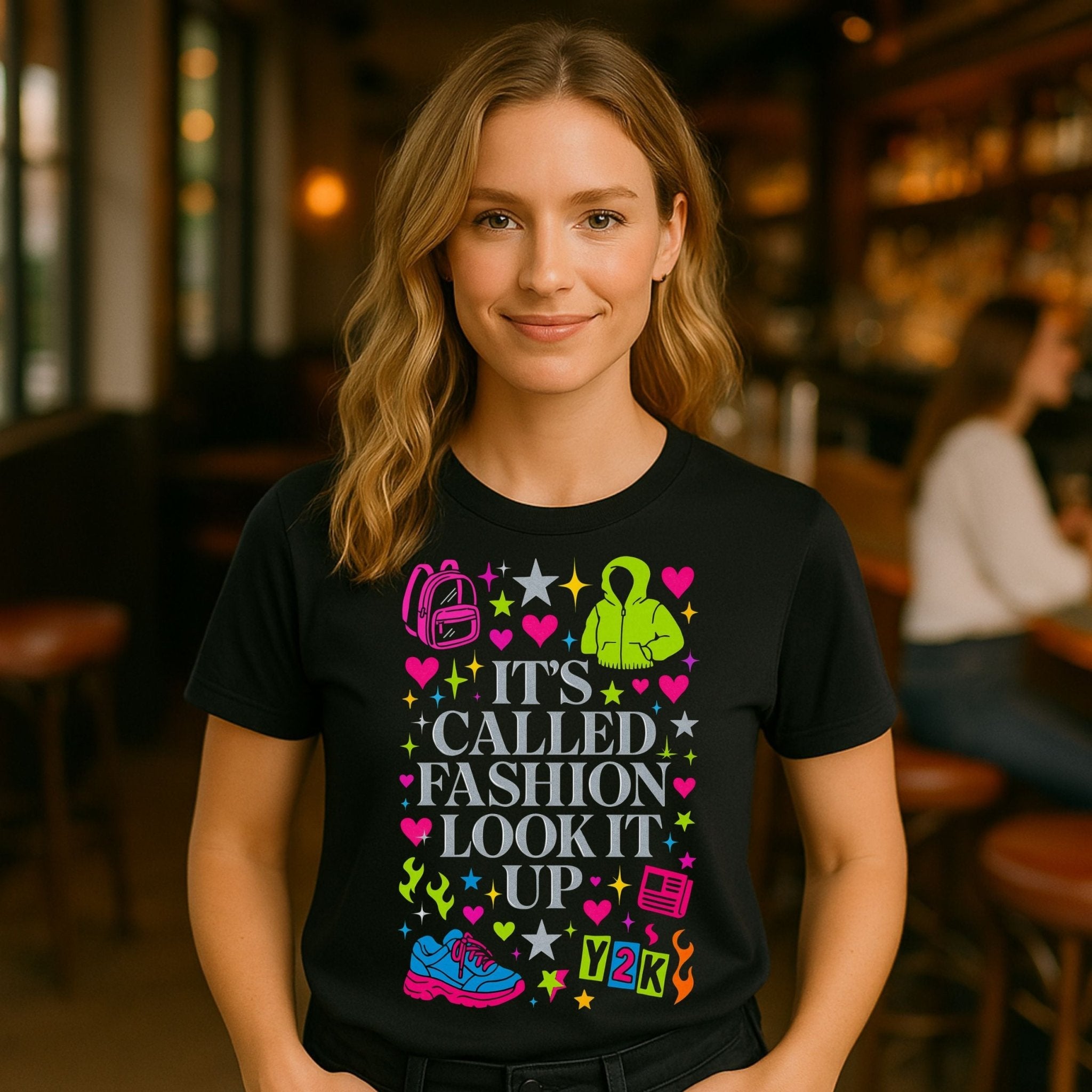 Y2K Graphic Tee, 2000s Nostalgia Shirt, Funny Gen Z T-Shirt, 'It's called fashion look it up' - Craig Michael Design