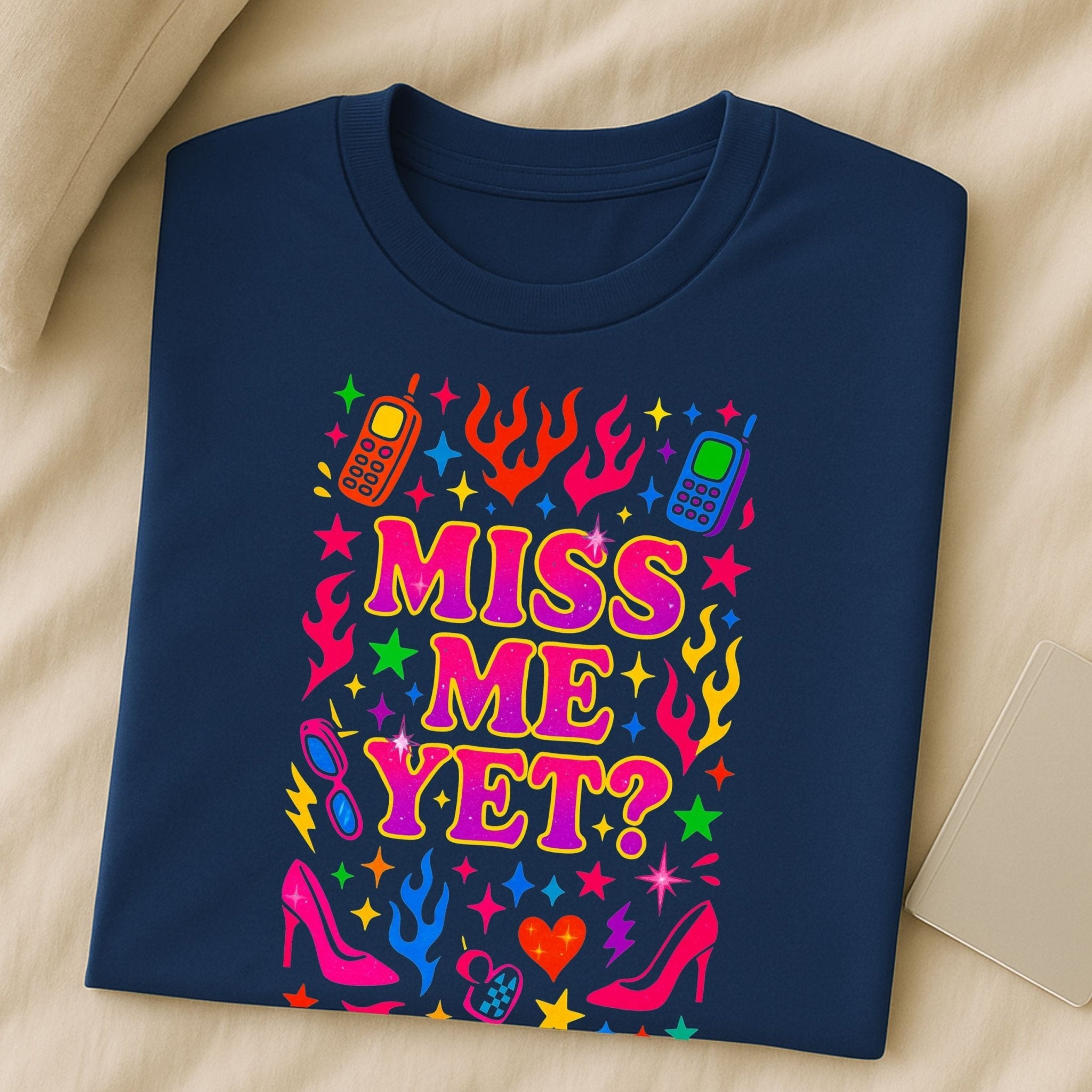 Y2K Graphic Tee, 2000s Nostalgia Shirt, Funny Gen Z T-Shirt, 'Miss Me Yet' - Craig Michael Design
