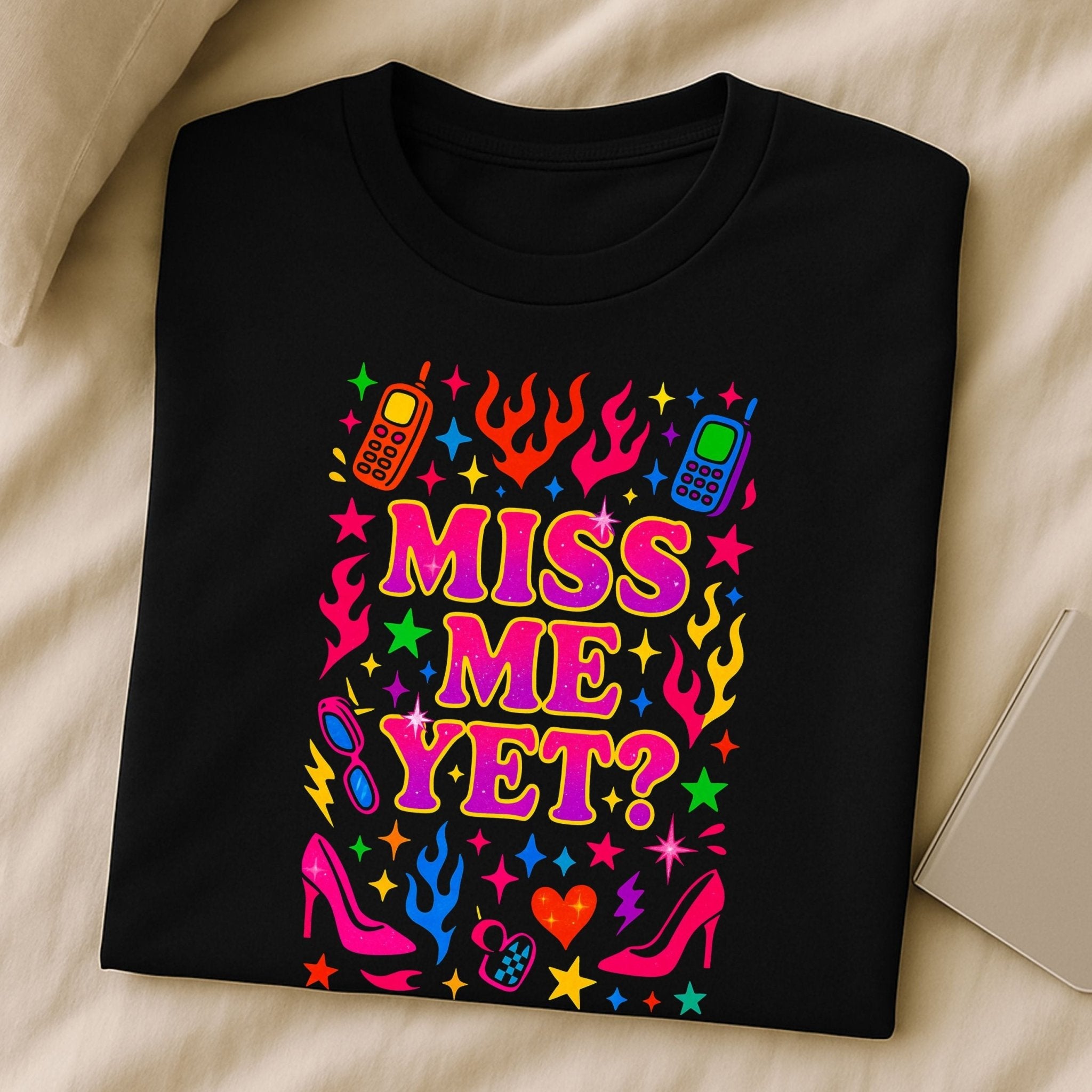 Y2K Graphic Tee, 2000s Nostalgia Shirt, Funny Gen Z T-Shirt, 'Miss Me Yet' - Craig Michael Design