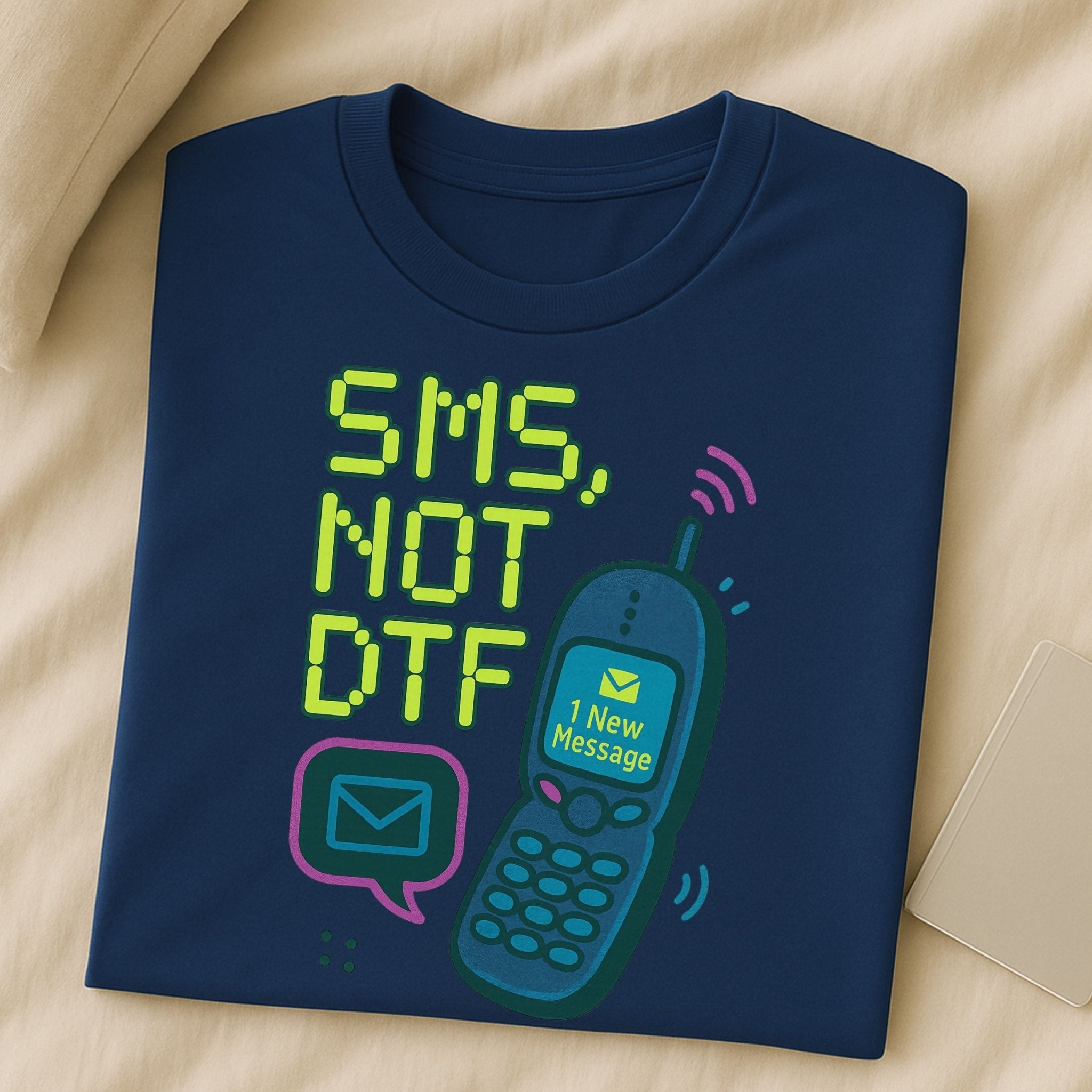 Y2K Graphic Tee, 2000s Nostalgia Shirt, Funny Gen Z T-Shirt, Neon Aesthetic Top - Craig Michael Design