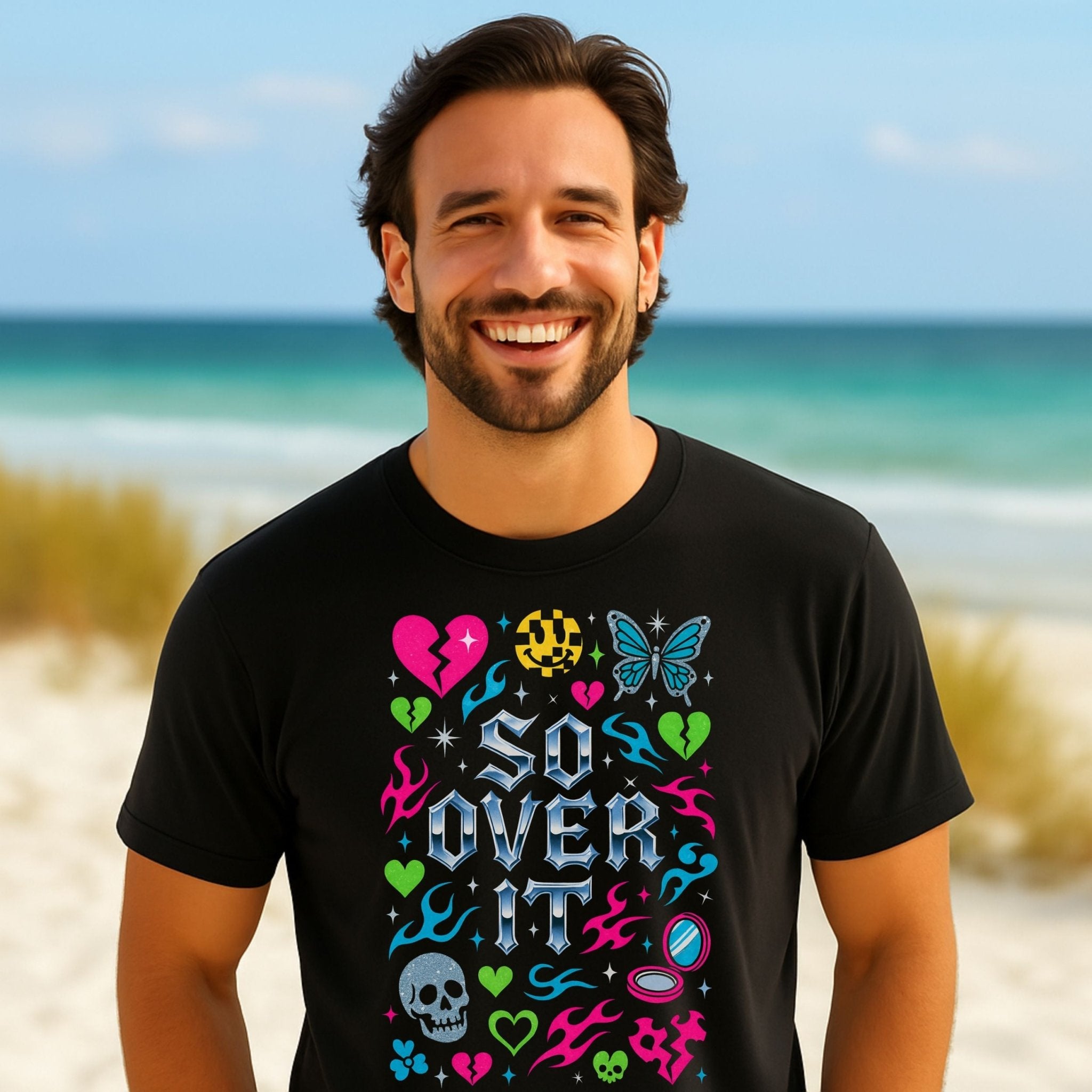 Y2K Graphic Tee, 2000s Nostalgia Shirt, Funny Gen Z T-Shirt,'So Over It' - Craig Michael Design