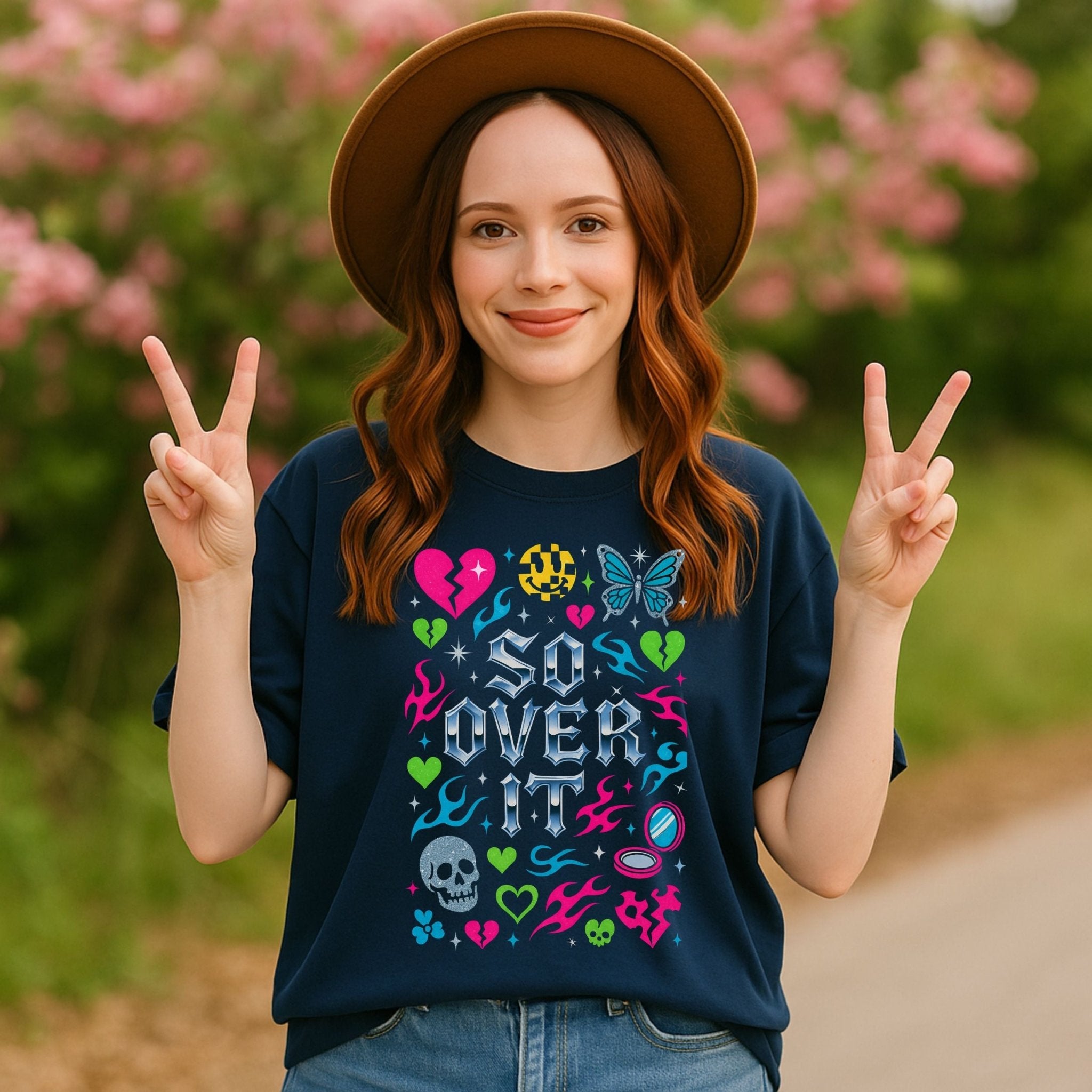 Y2K Graphic Tee, 2000s Nostalgia Shirt, Funny Gen Z T-Shirt,'So Over It' - Craig Michael Design