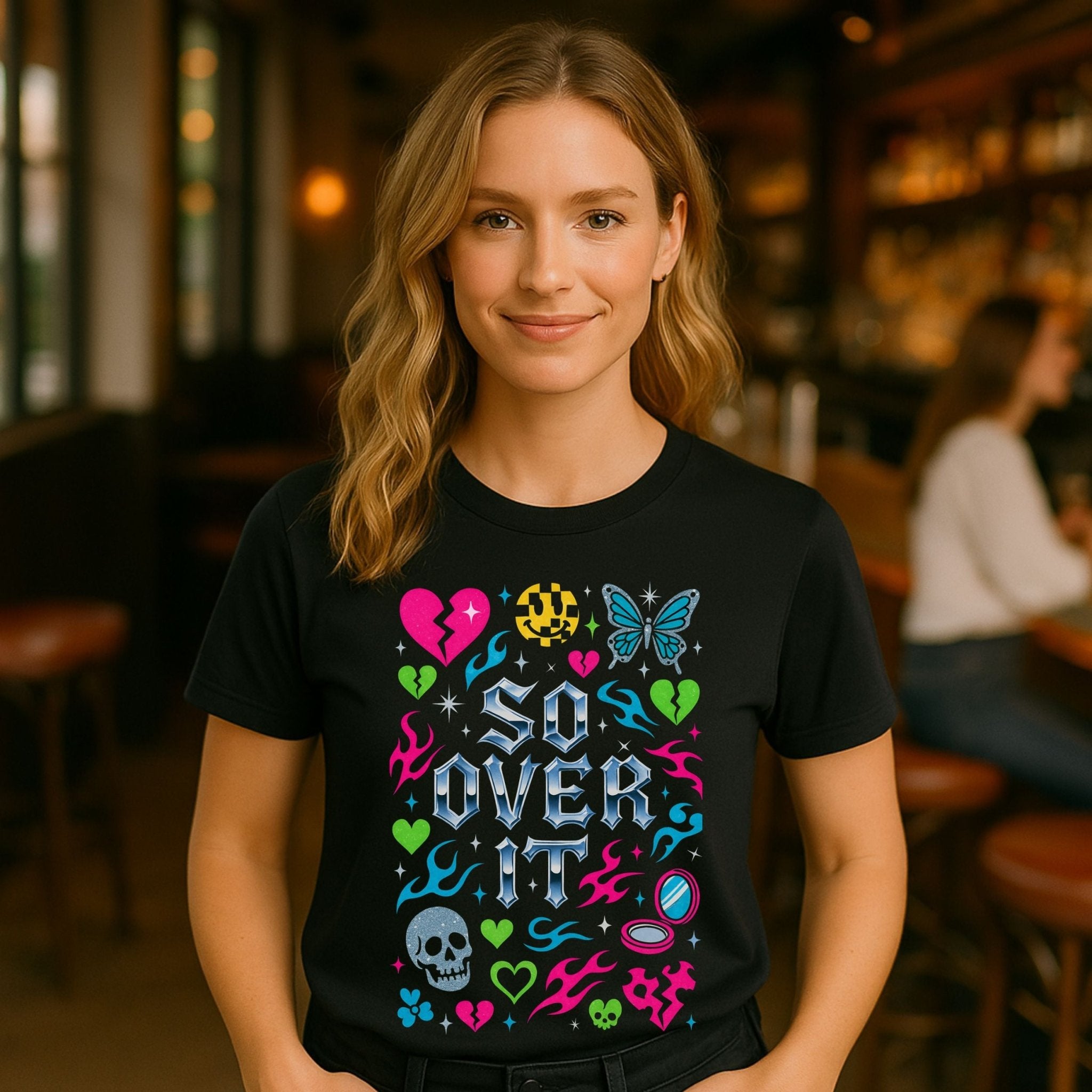 Y2K Graphic Tee, 2000s Nostalgia Shirt, Funny Gen Z T-Shirt,'So Over It' - Craig Michael Design