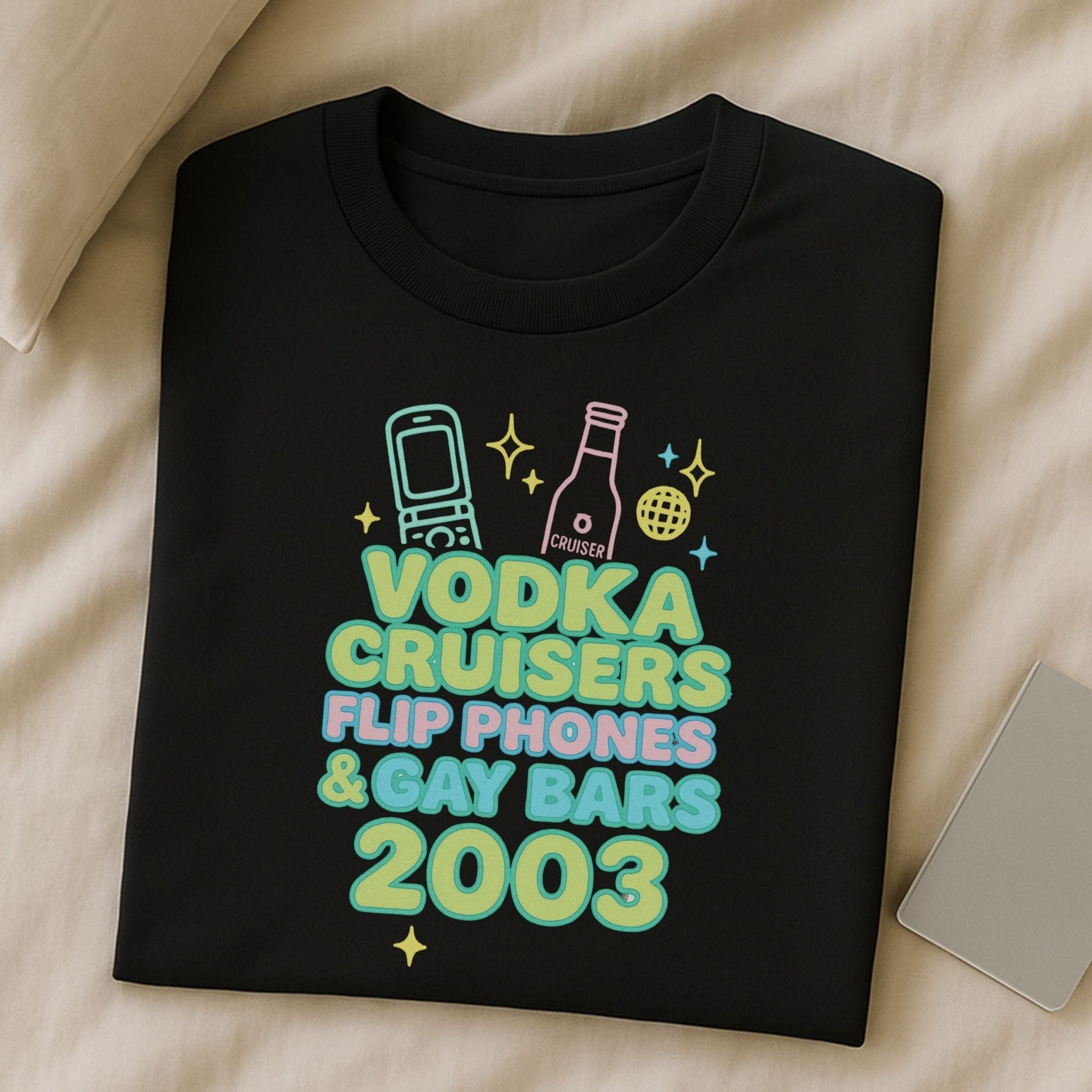 Y2K Nostalgia Gay T-Shirt, 2000s Throwback Tee for Him - Craig Michael Design