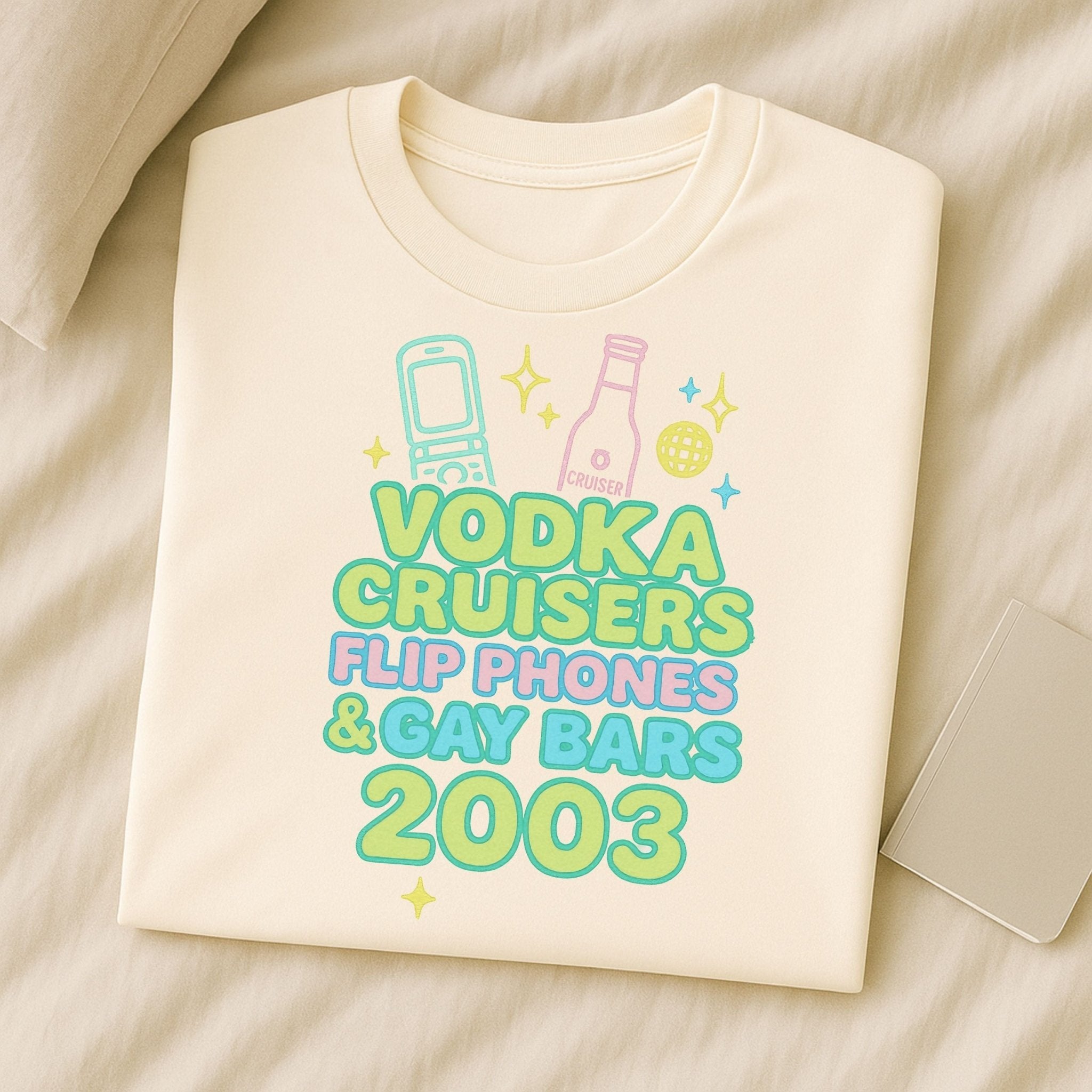 Y2K Nostalgia Gay T-Shirt, 2000s Throwback Tee for Him - Craig Michael Design