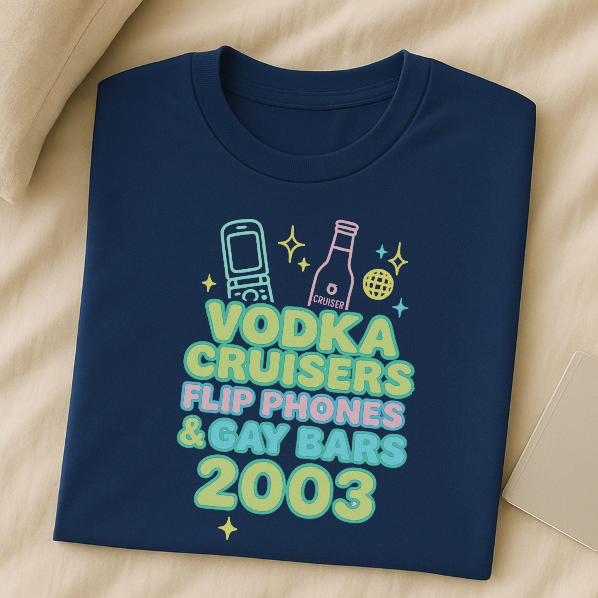 Y2K Nostalgia Gay T-Shirt, 2000s Throwback Tee for Him - Craig Michael Design