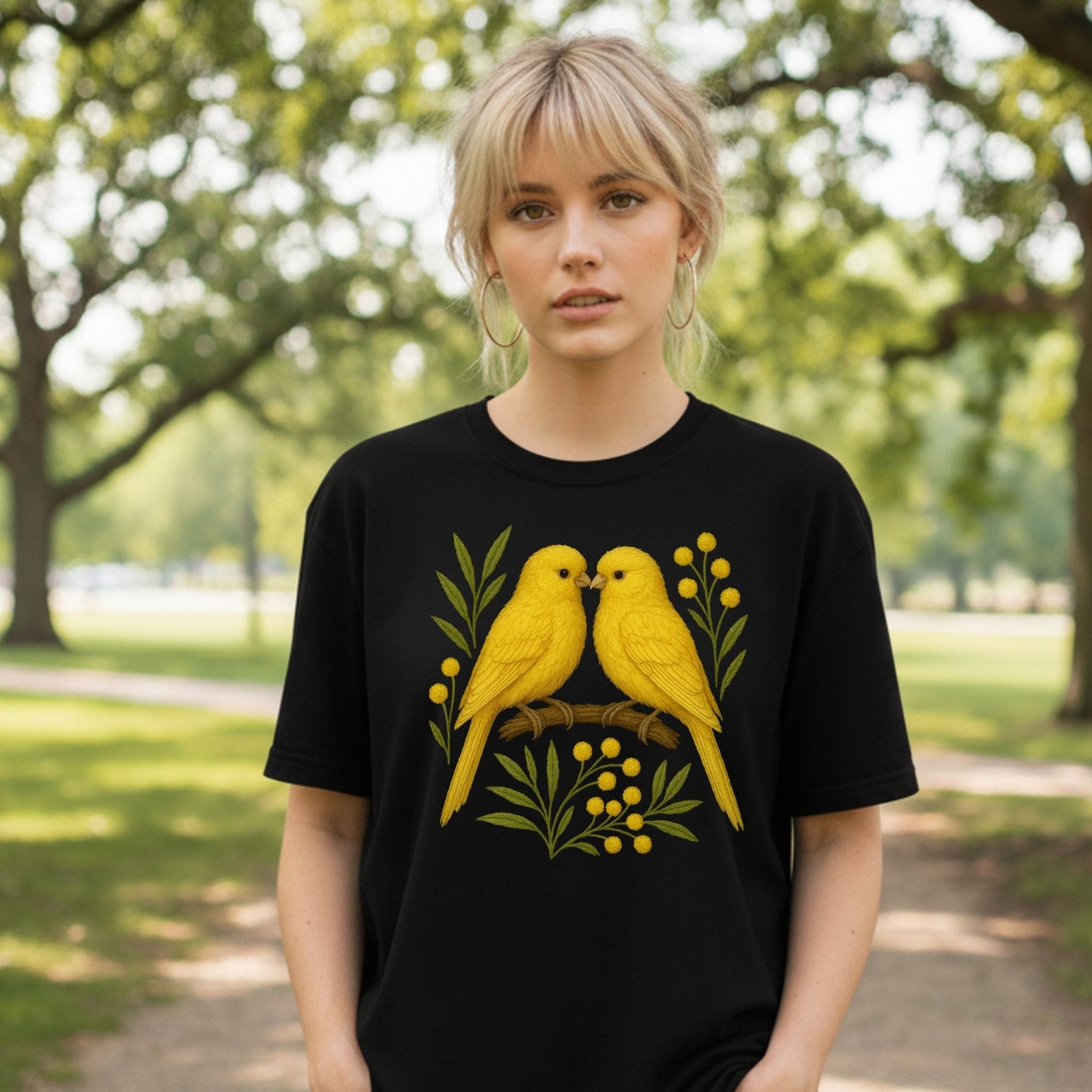 Yellow Canary T-Shirt – Australian Native Bird Collection - Craig Michael Design
