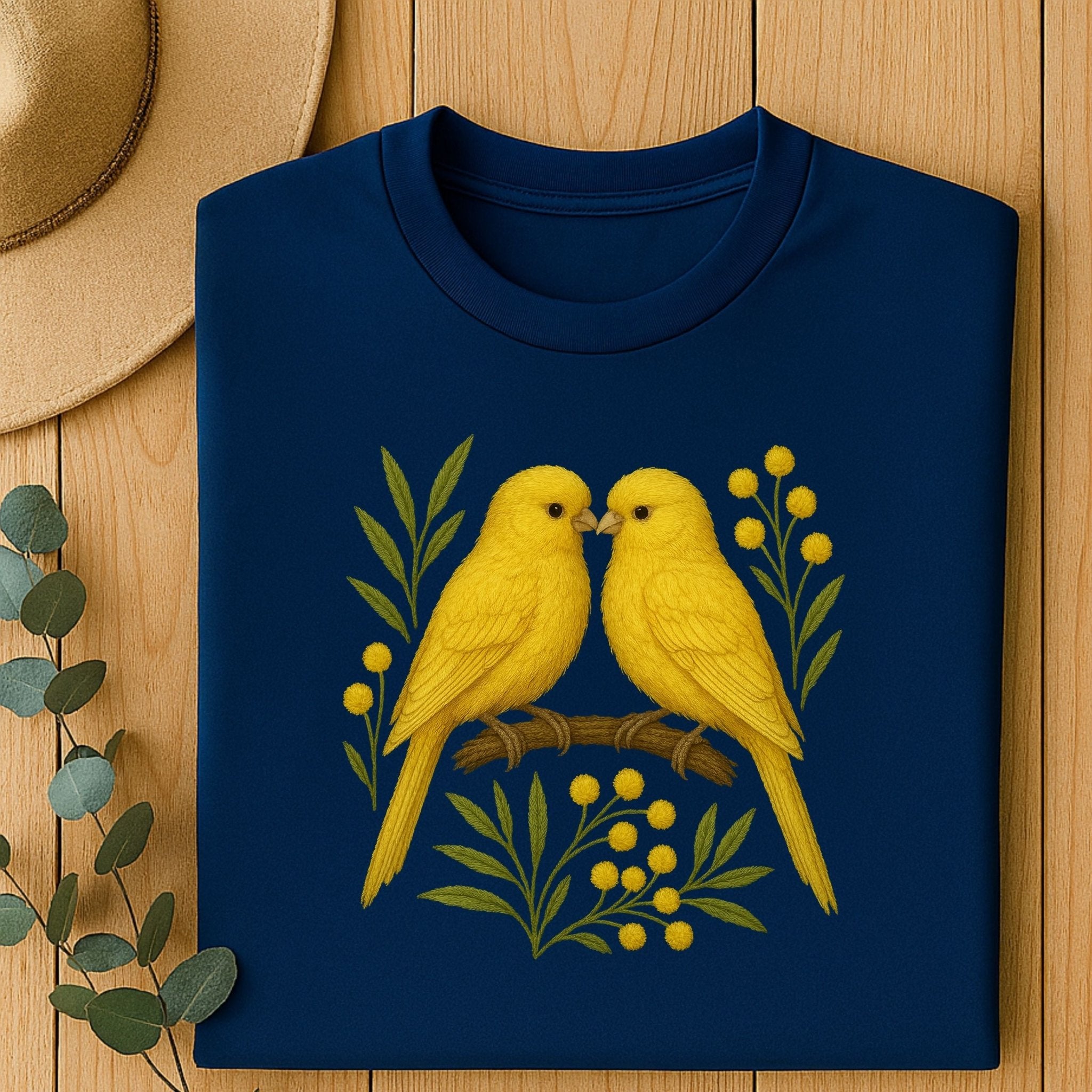 Yellow Canary T-Shirt – Australian Native Bird Collection - Craig Michael Design