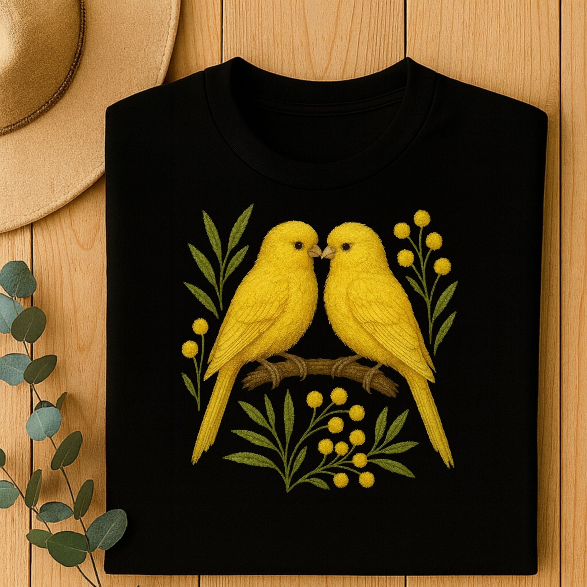 Yellow Canary T-Shirt – Australian Native Bird Collection - Craig Michael Design